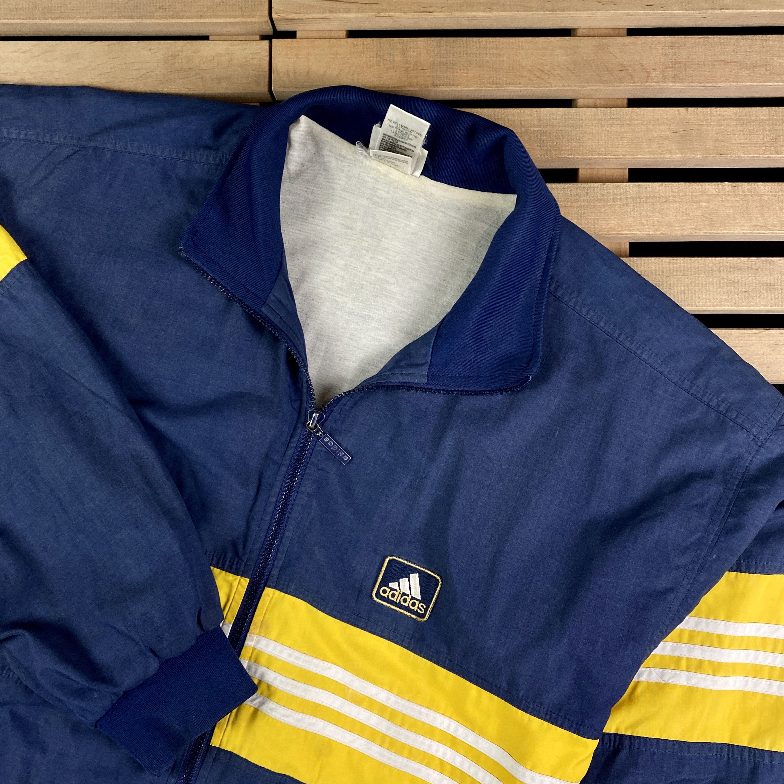 Adidas × Vintage Mens Zip Jacket Bomber Adidas Vintage Size L Size US L / EU 52-54 / 3 - 2 Thumbnail