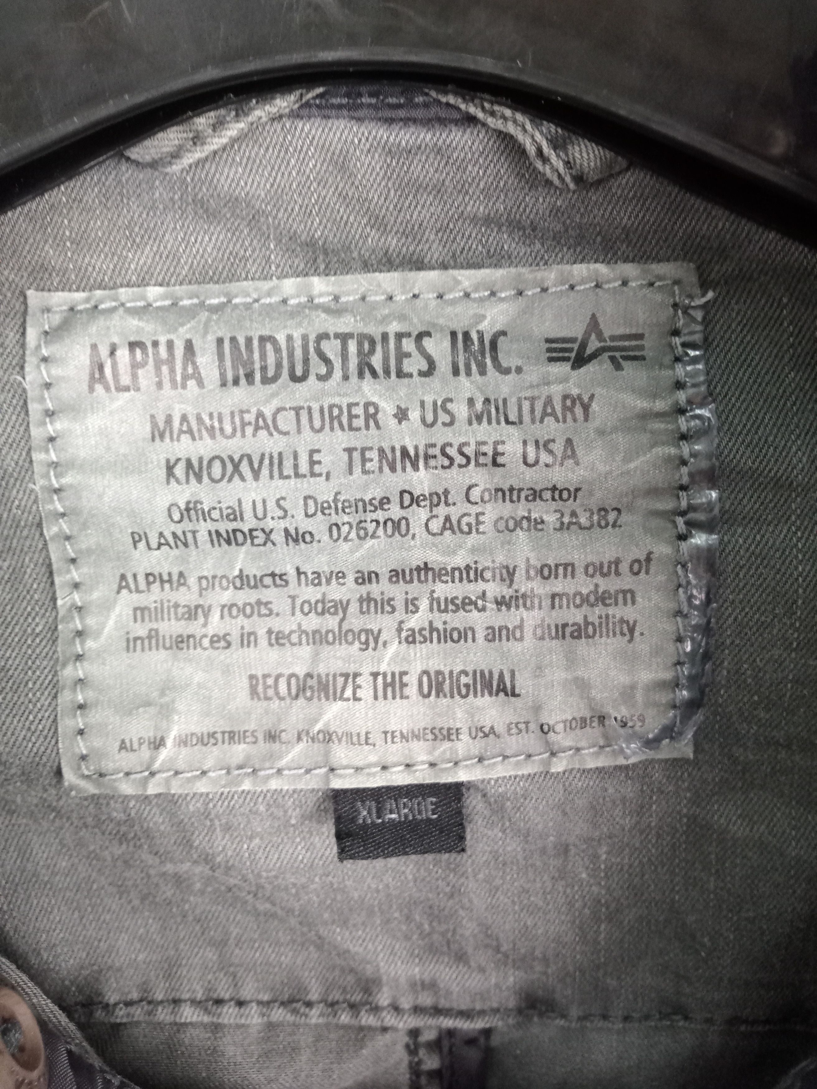 Alpha Industries Alpha Industries Parka Jacket Size US XL / EU 56 / 4 - 5 Thumbnail