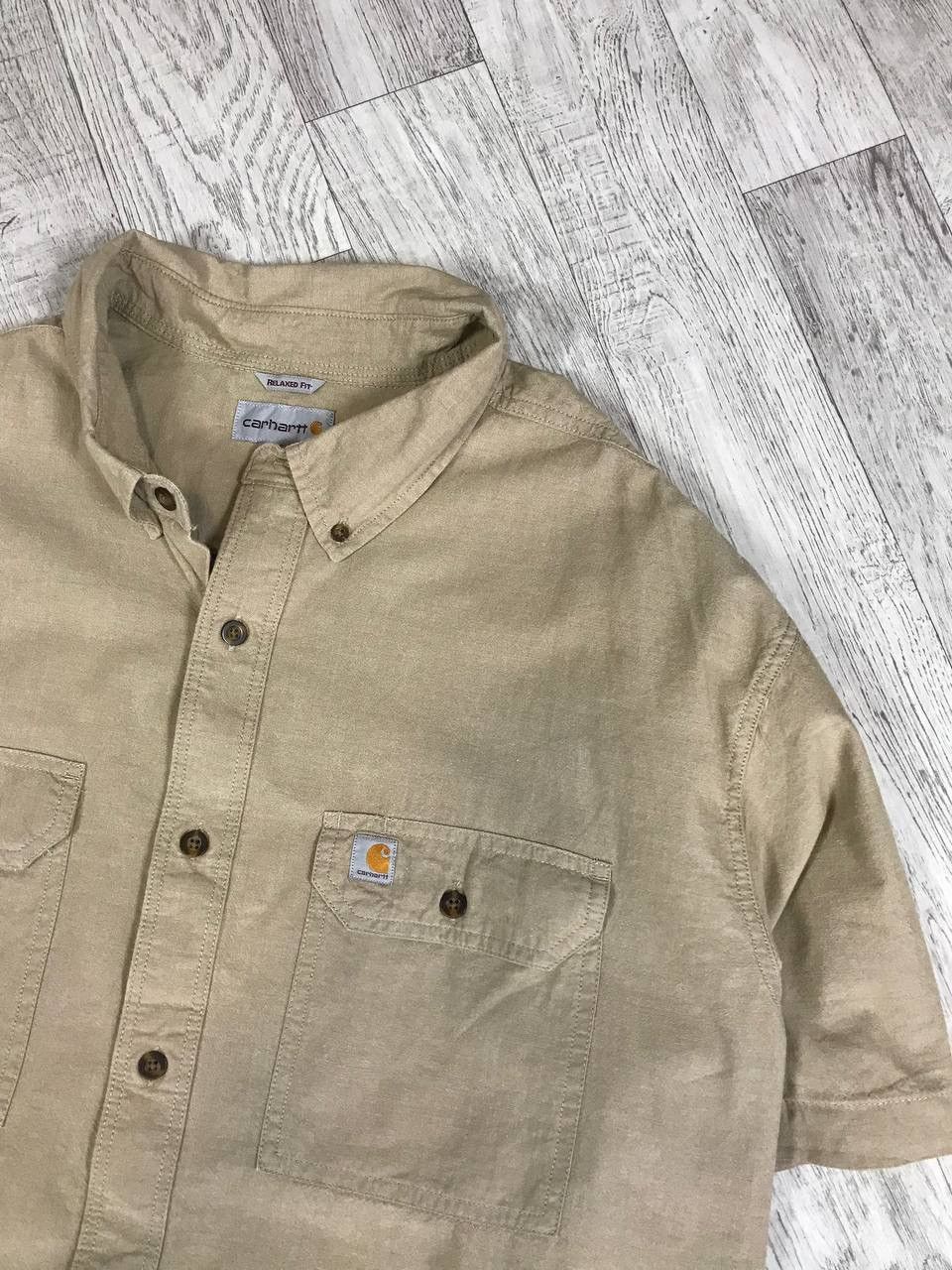 Carhartt × Vintage Carhartt vintage streetwear patch shirt Size US XXL / EU 58 / 5 - 2 Thumbnail