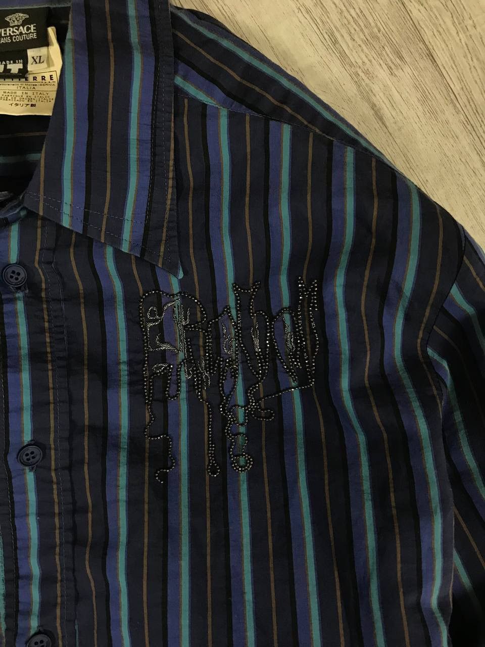 Versace Jeans Couture Versace Jeans Couture vintage luxury shirt Size US L / EU 52-54 / 3 - 3 Thumbnail
