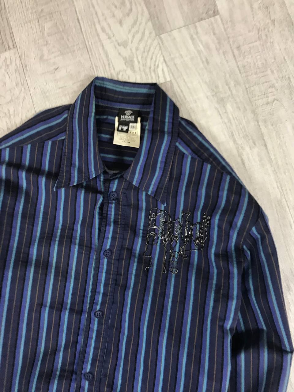 Versace Jeans Couture Versace Jeans Couture vintage luxury shirt Size US L / EU 52-54 / 3 - 2 Thumbnail