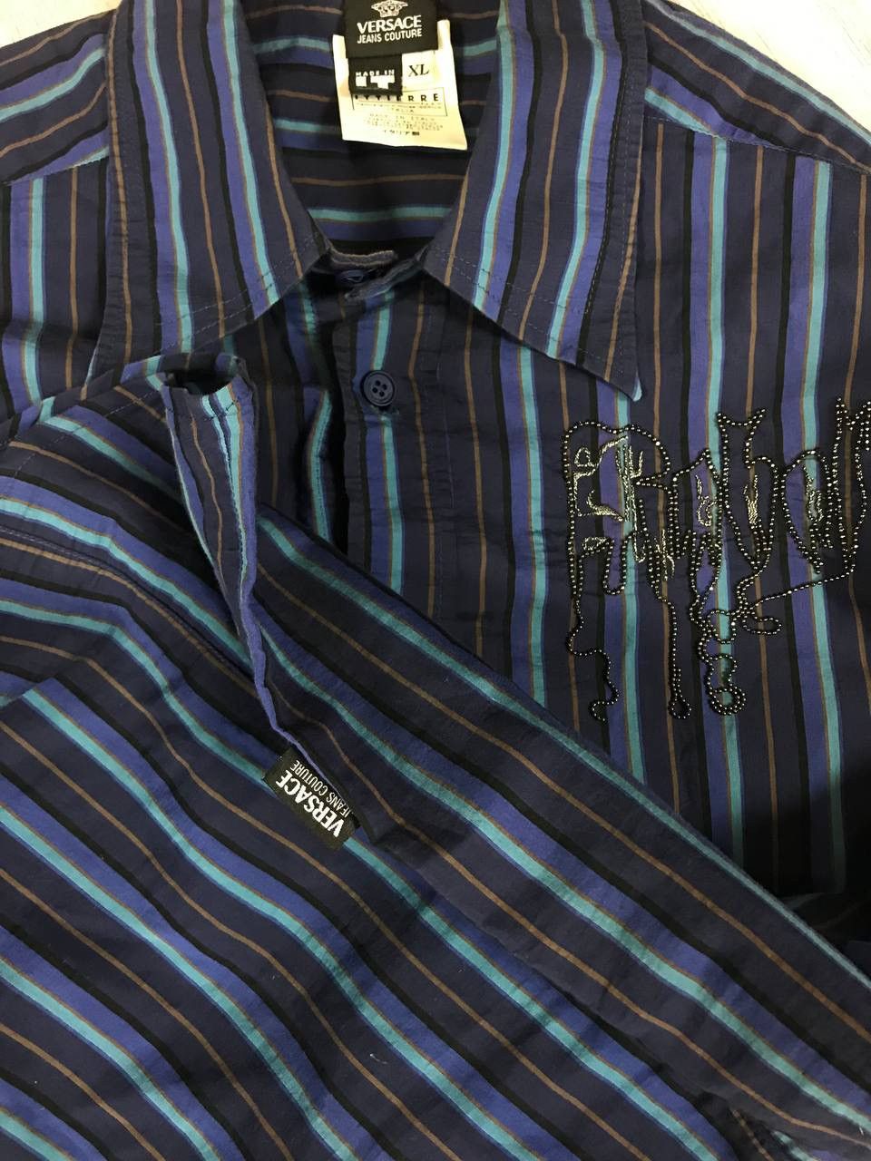 Versace Jeans Couture Versace Jeans Couture vintage luxury shirt Size US L / EU 52-54 / 3 - 5 Thumbnail