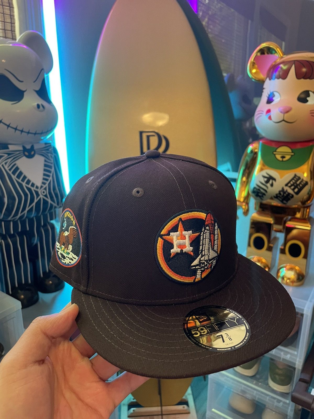 7 3/8 Houston Astros Apollo 11 Brown Orange EU Only Topperz