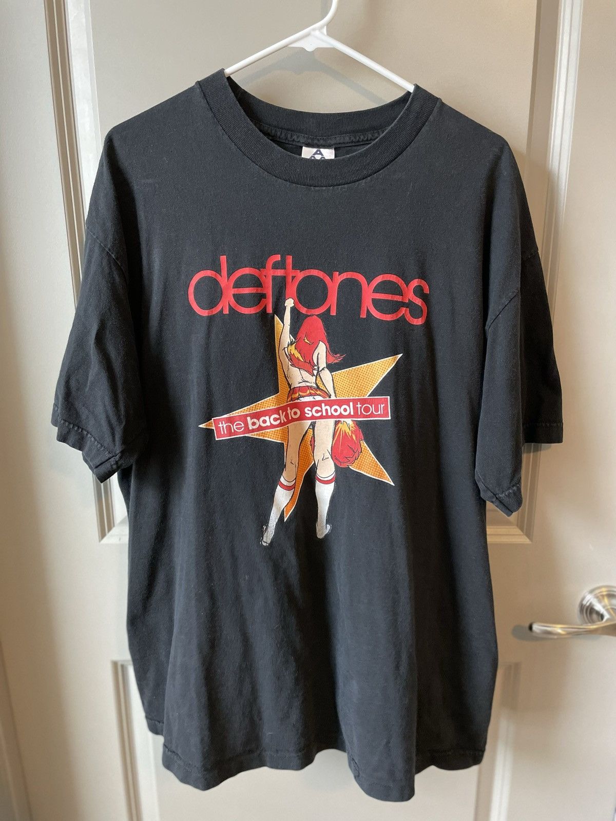 T-shirt DEFTONES BACK TO SCHOOL TOUR - Noir Unisexe, Tailles S à 5XL, Neuf Avec étiquettes