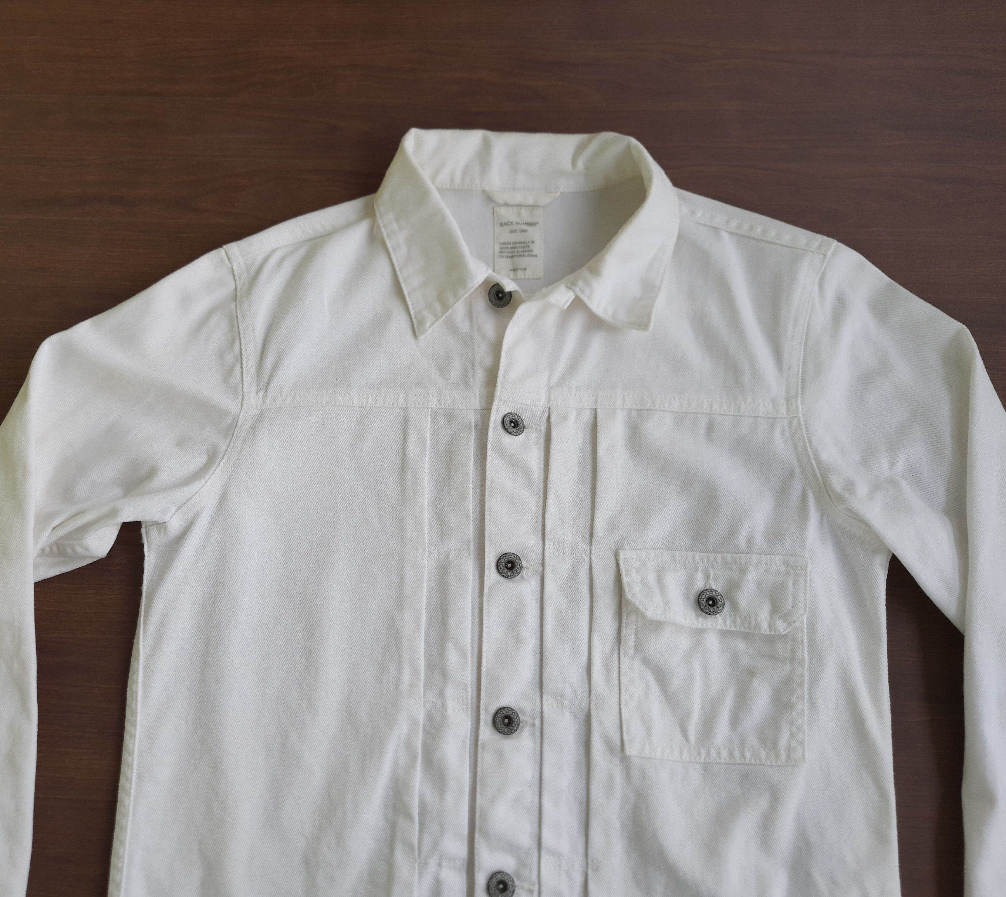 Japanese Brand BACK NUMBER Traditional Japanese Type 1 Denim Jacket Size US M / EU 48-50 / 2 - 3 Thumbnail