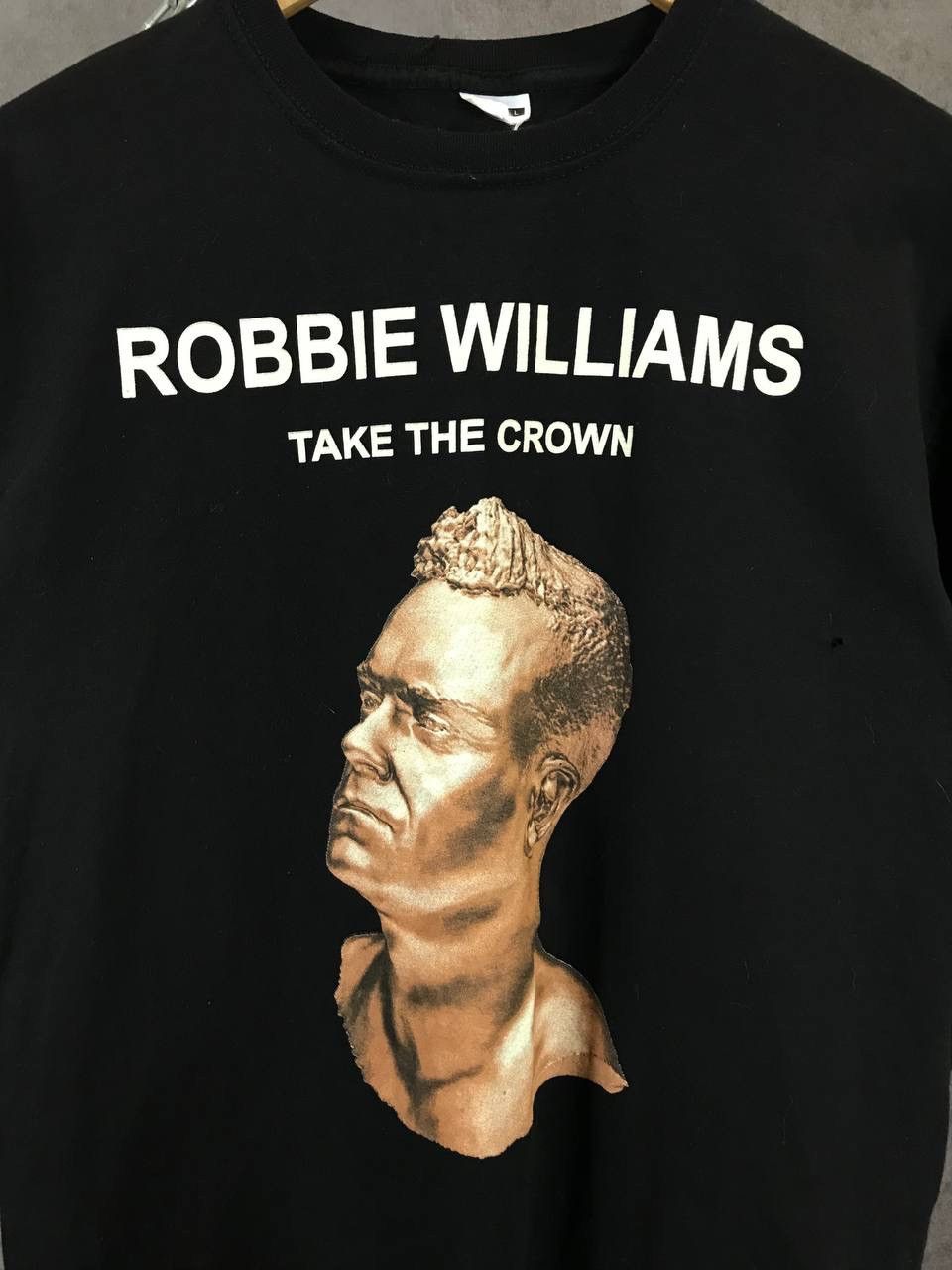 Band Tees Robbie Williams rock band tour tee Size US L / EU 52-54 / 3 - 4 Thumbnail