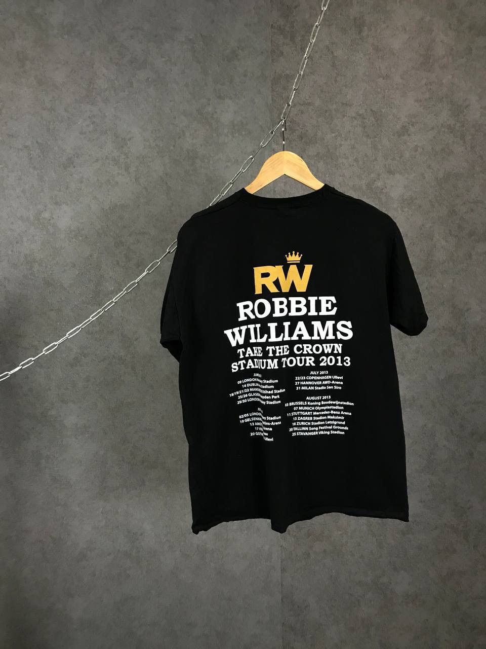 Band Tees Robbie Williams rock band tour tee Size US L / EU 52-54 / 3 - 2 Thumbnail