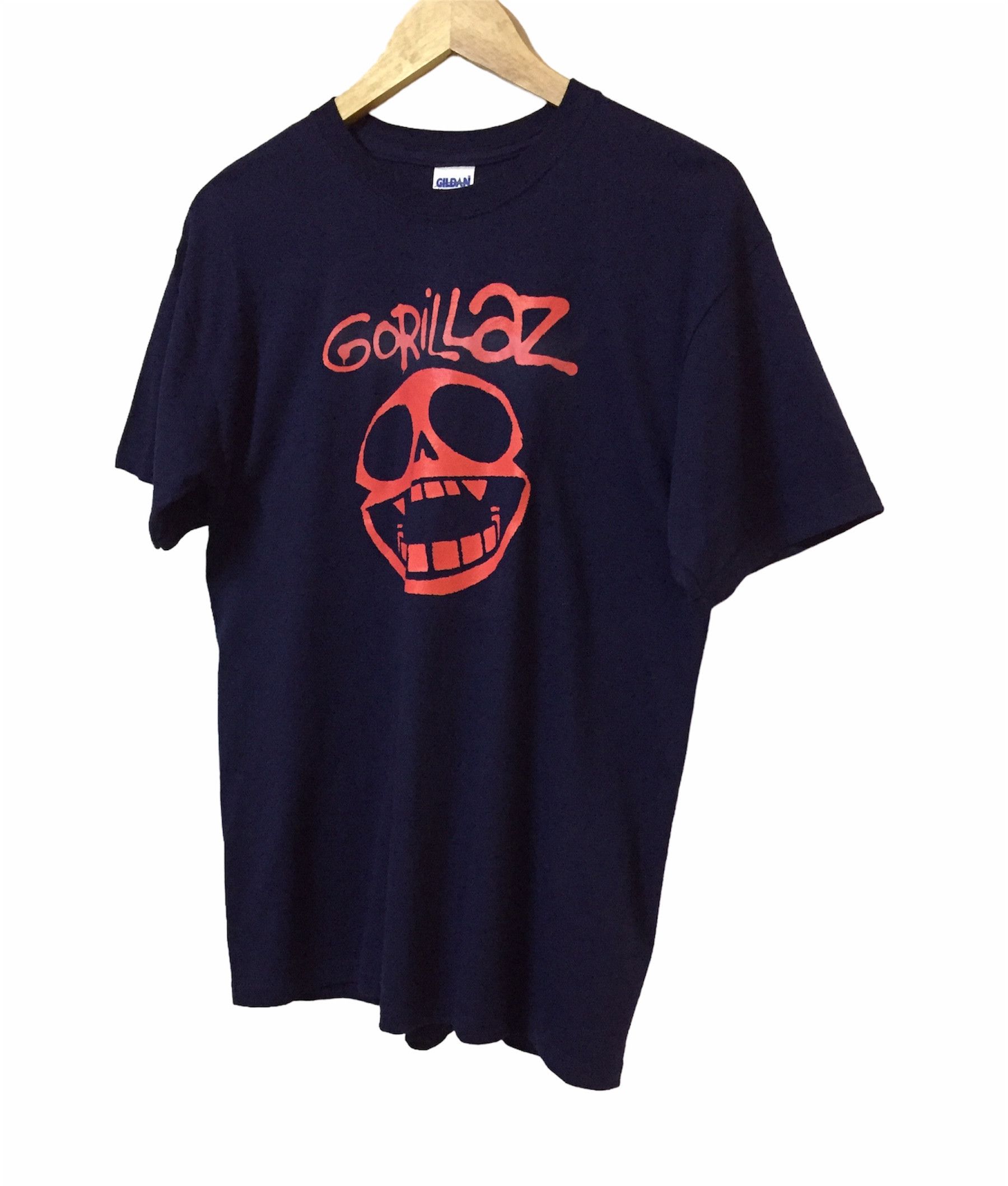 Band Tees VINTAGE 00s GORILLAZ DAMON ALBARN POP ROCK BAND TSHIRT Size US M / EU 48-50 / 2 - 2 Thumbnail