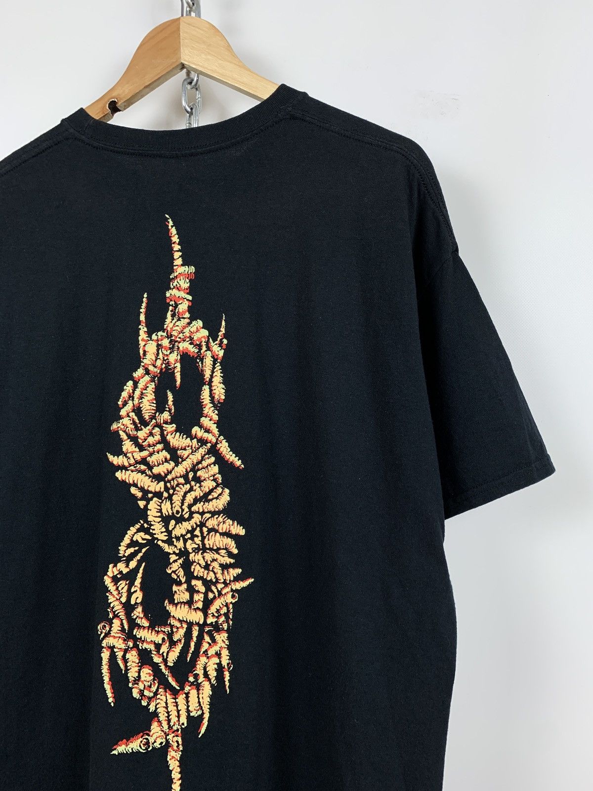 Band Tees 2015 Slipknot Des Moines Black Band T-Shirt Size US XXL / EU 58 / 5 - 8 Thumbnail