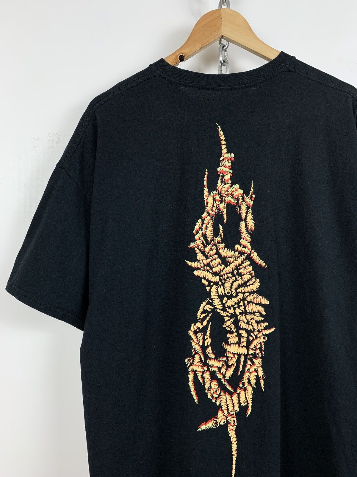 Band Tees 2015 Slipknot Des Moines Black Band T-Shirt Size US XXL / EU 58 / 5 - 7 Thumbnail