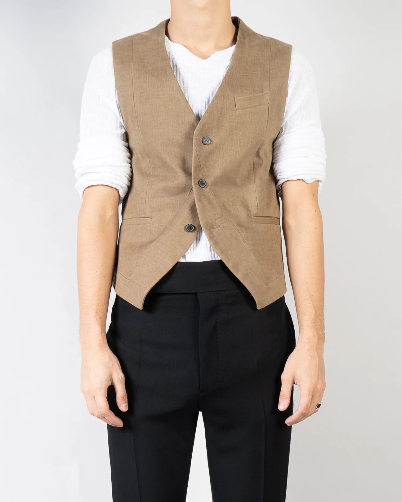 FW20 Beaumont Brown Waistcoat Sample