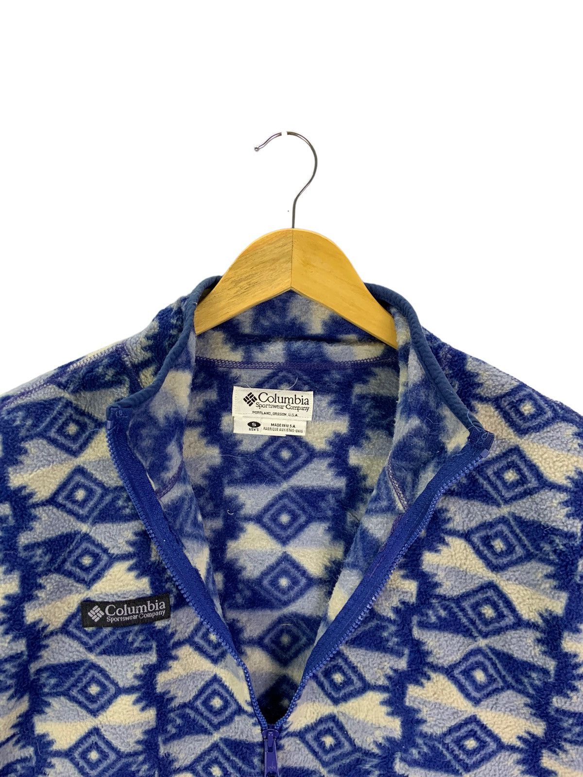 Columbia Vintage Columbia Native Abstract Design Streetwear Fleece Size US M / EU 48-50 / 2 - 2 Thumbnail