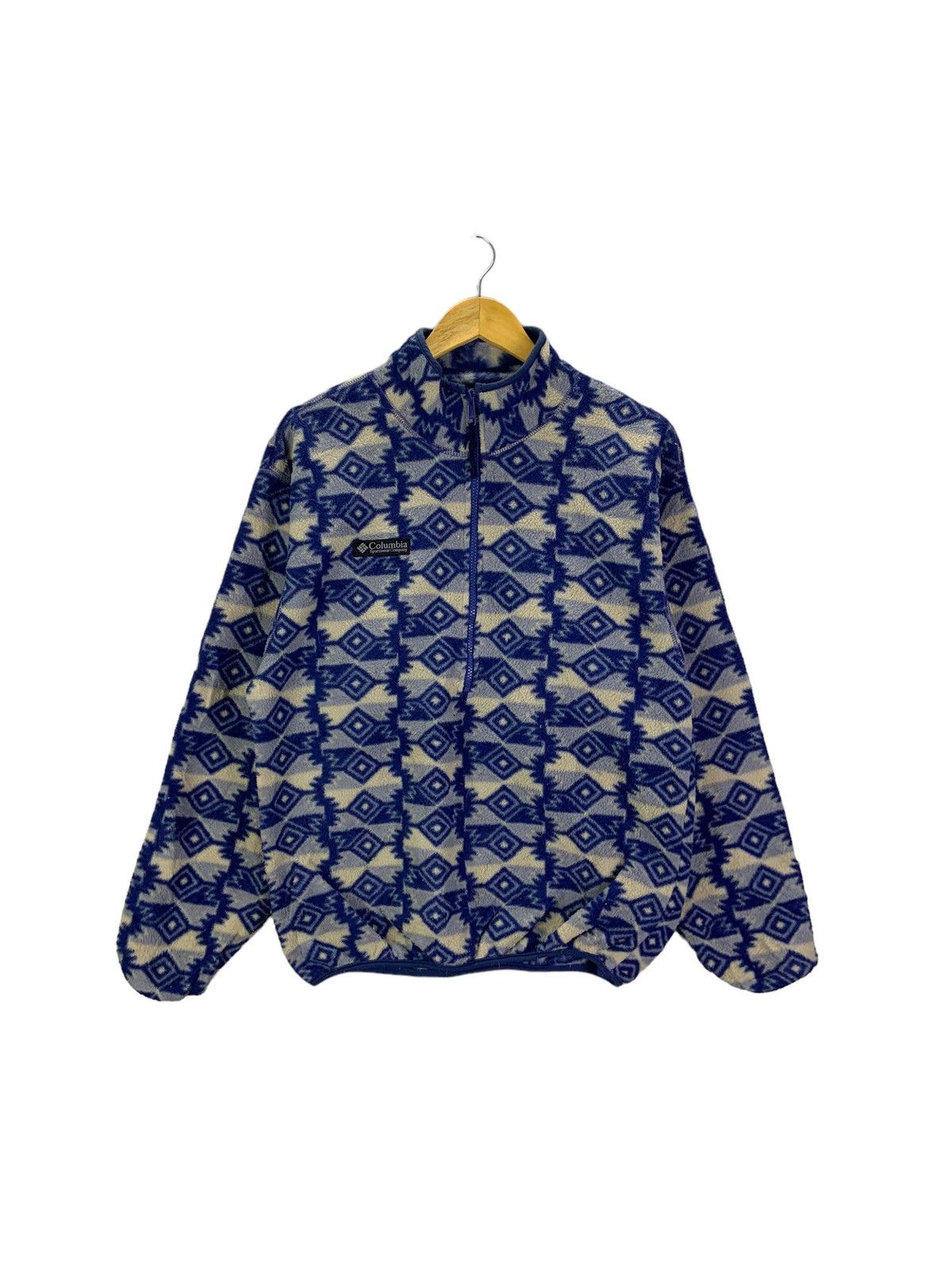 Columbia Vintage Columbia Native Abstract Design Streetwear Fleece Size US M / EU 48-50 / 2 - 1 Thumbnail