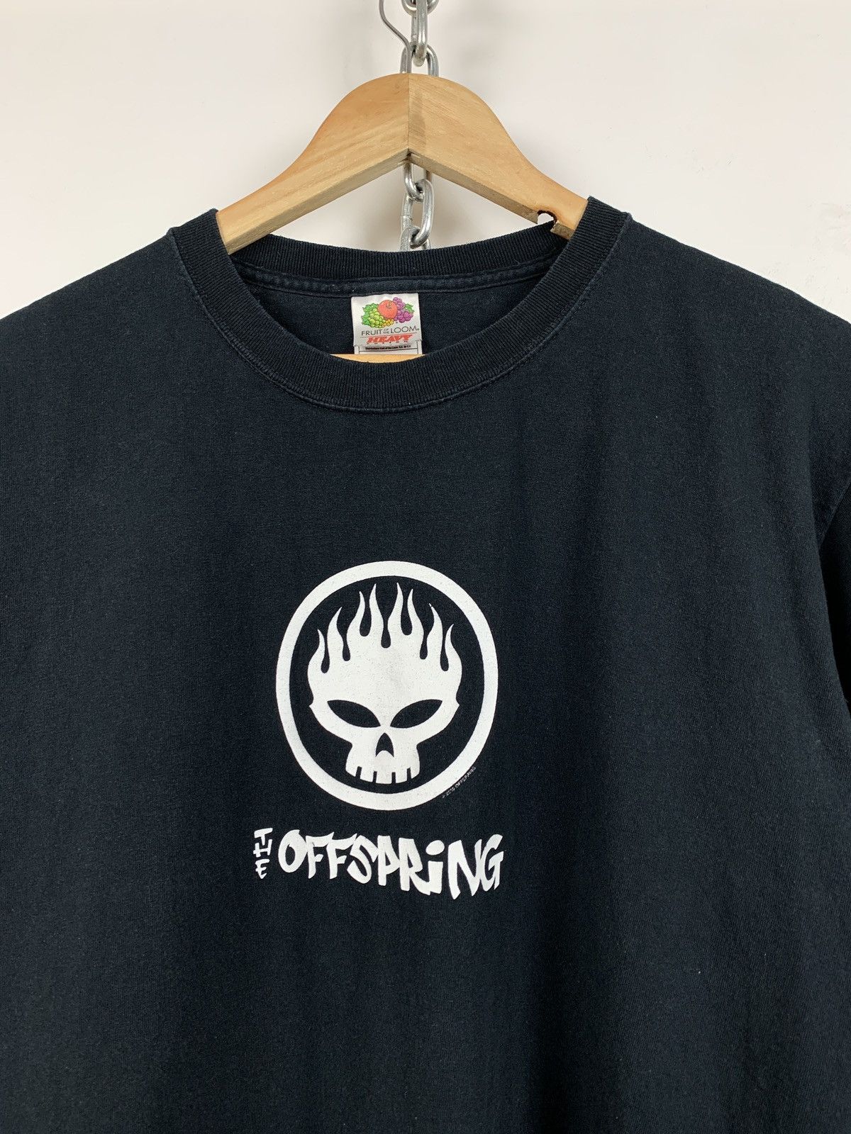 Band Tees 2000 Vintage The Offspring Black Band T-Shirt Size US L / EU 52-54 / 3 - 4 Thumbnail