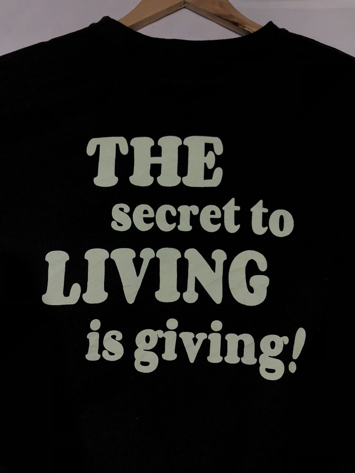 VINTAGE 90s GERGO KNITWEAR OVERSIZE WITH BIG SPELL OUT