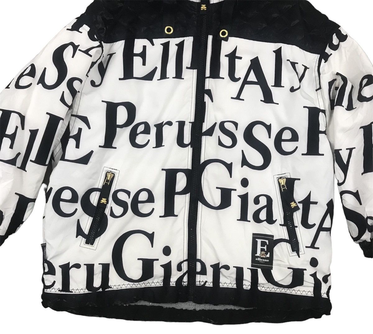 Ellesse × Goldwin Vintage Ellesse By Goldwin Full Print Hoodie Jacket Size US L / EU 52-54 / 3 - 4 Thumbnail