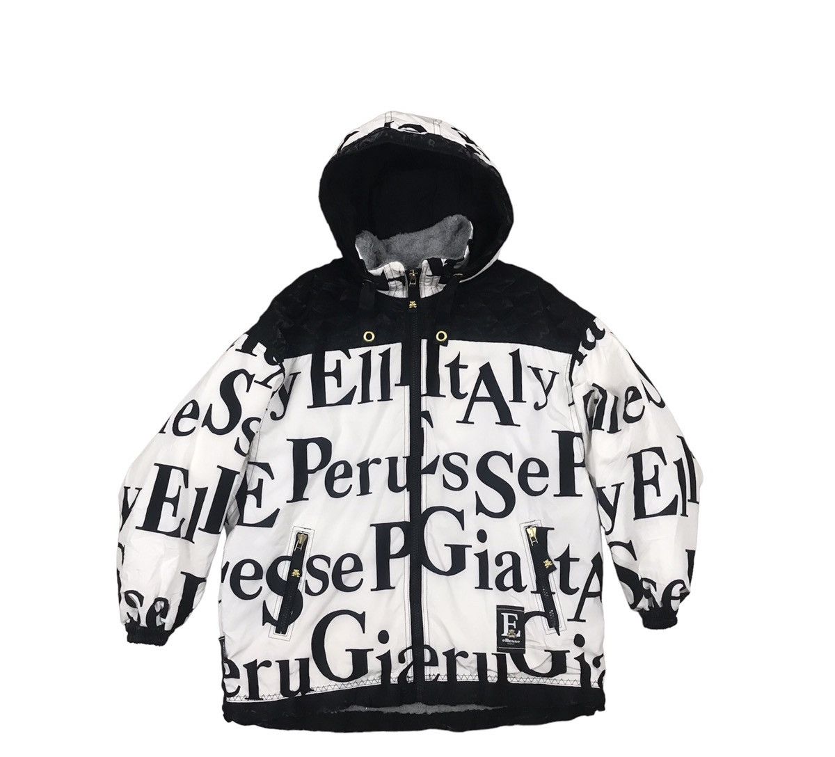 Ellesse × Goldwin Vintage Ellesse By Goldwin Full Print Hoodie Jacket Size US L / EU 52-54 / 3 - 1 Thumbnail