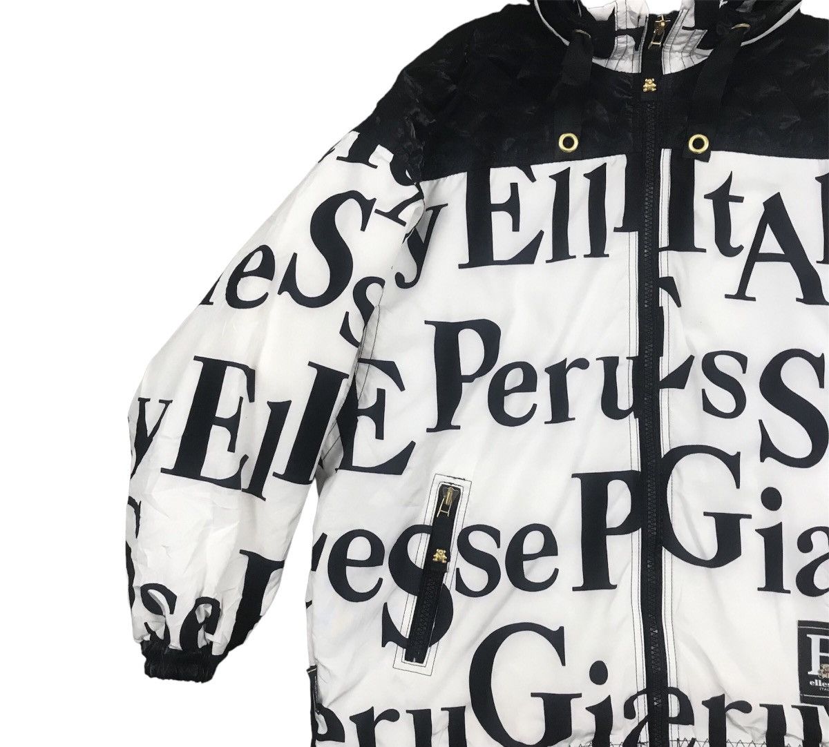 Ellesse × Goldwin Vintage Ellesse By Goldwin Full Print Hoodie Jacket Size US L / EU 52-54 / 3 - 3 Thumbnail