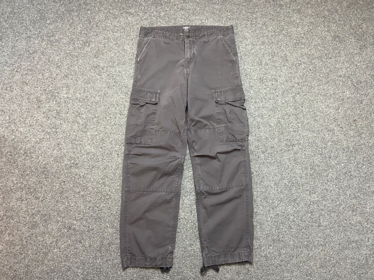 Carhartt × Carhartt Wip × Vintage Vintage Carhartt Wip Grey Cargo Pants Size US 32 / EU 48 - 16 Thumbnail
