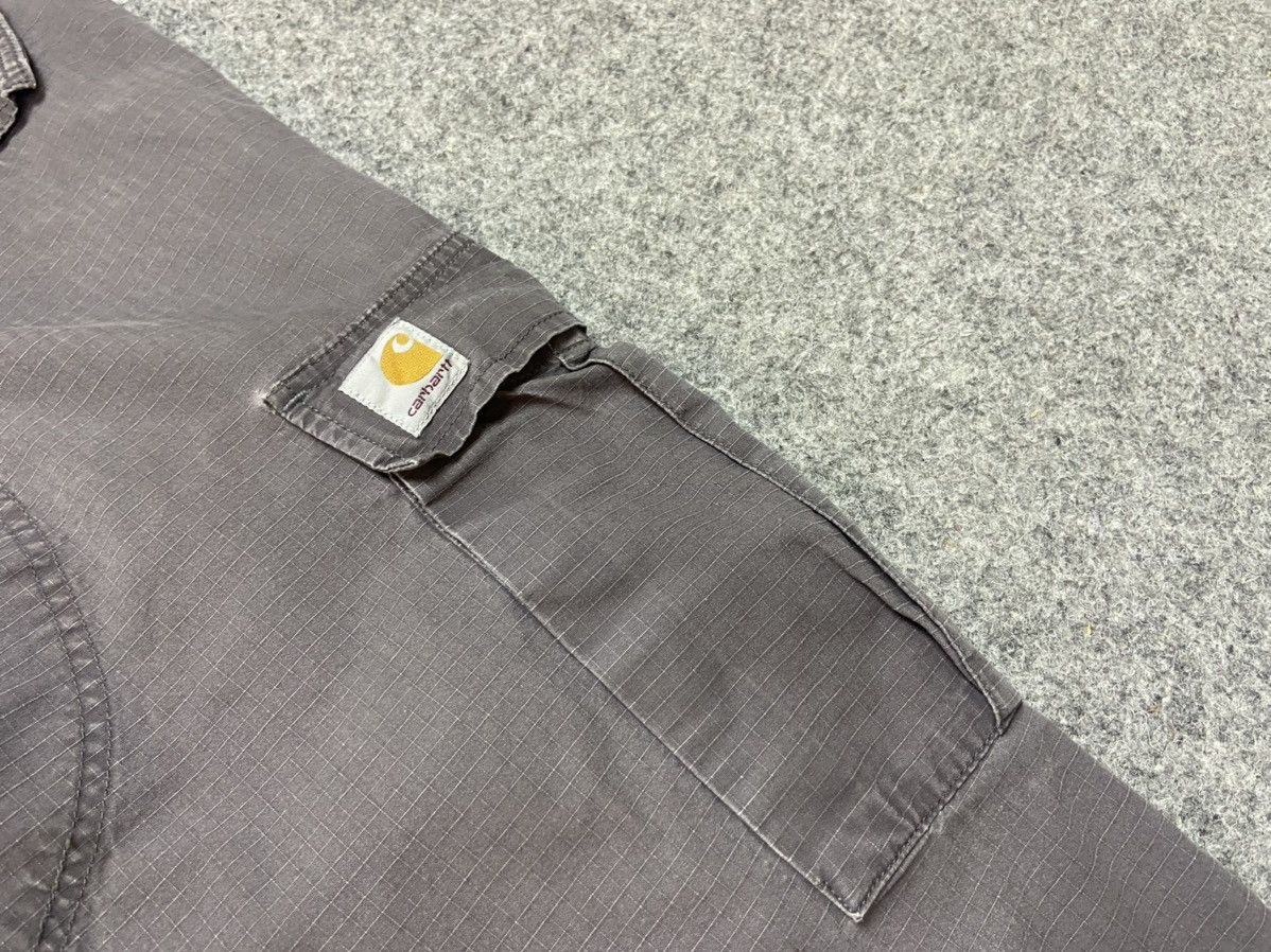 Carhartt × Carhartt Wip × Vintage Vintage Carhartt Wip Grey Cargo Pants Size US 32 / EU 48 - 6 Thumbnail