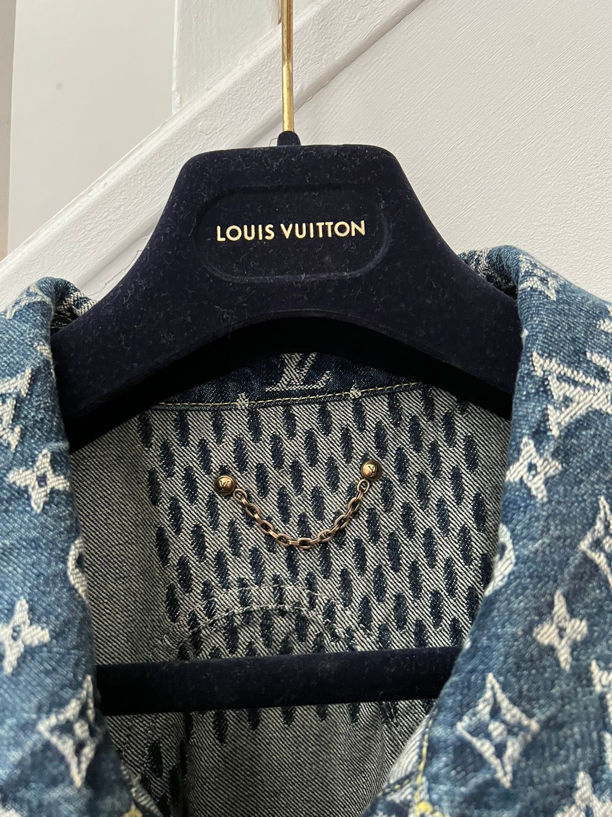Louis Vuitton x Nigo - Authenticated Jacket - Denim - Jeans Grey For Man, Never Worn