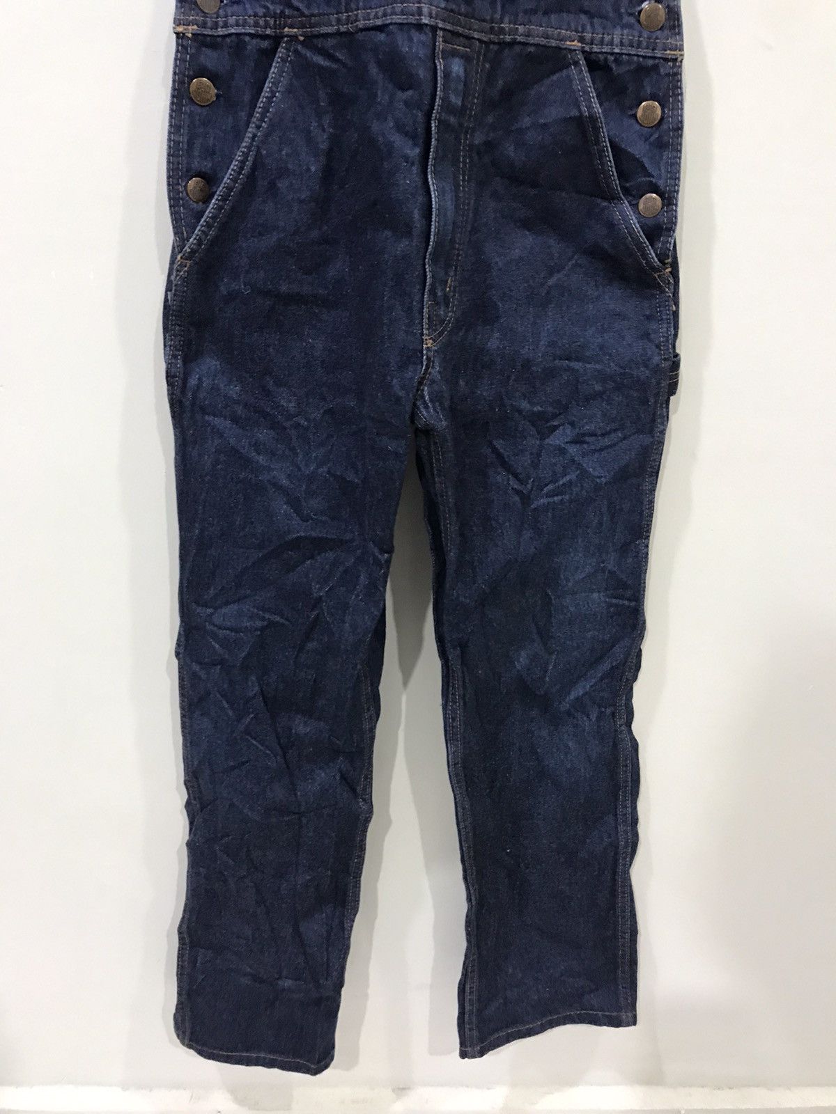 Big John For W26-27🔥Vintage BIG JOHN Japan Denim Overall Size US 29 - 3 Thumbnail