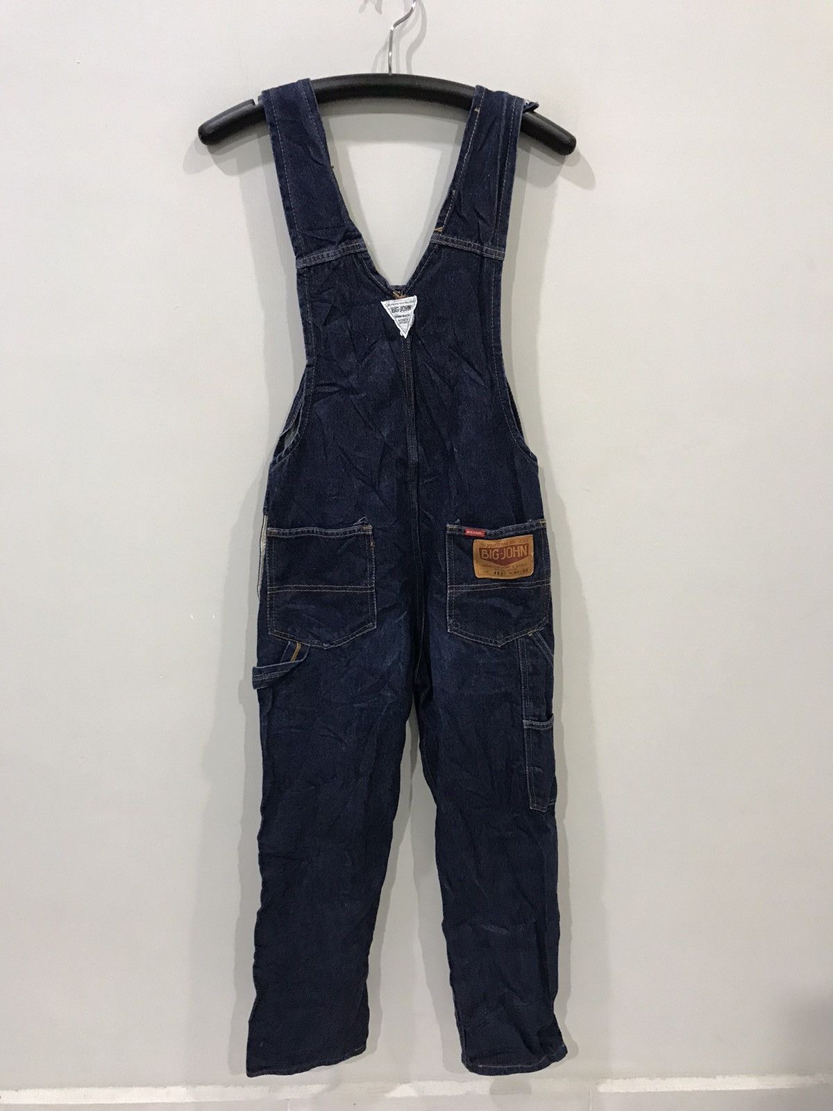 Big John For W26-27🔥Vintage BIG JOHN Japan Denim Overall Size US 29 - 7 Thumbnail