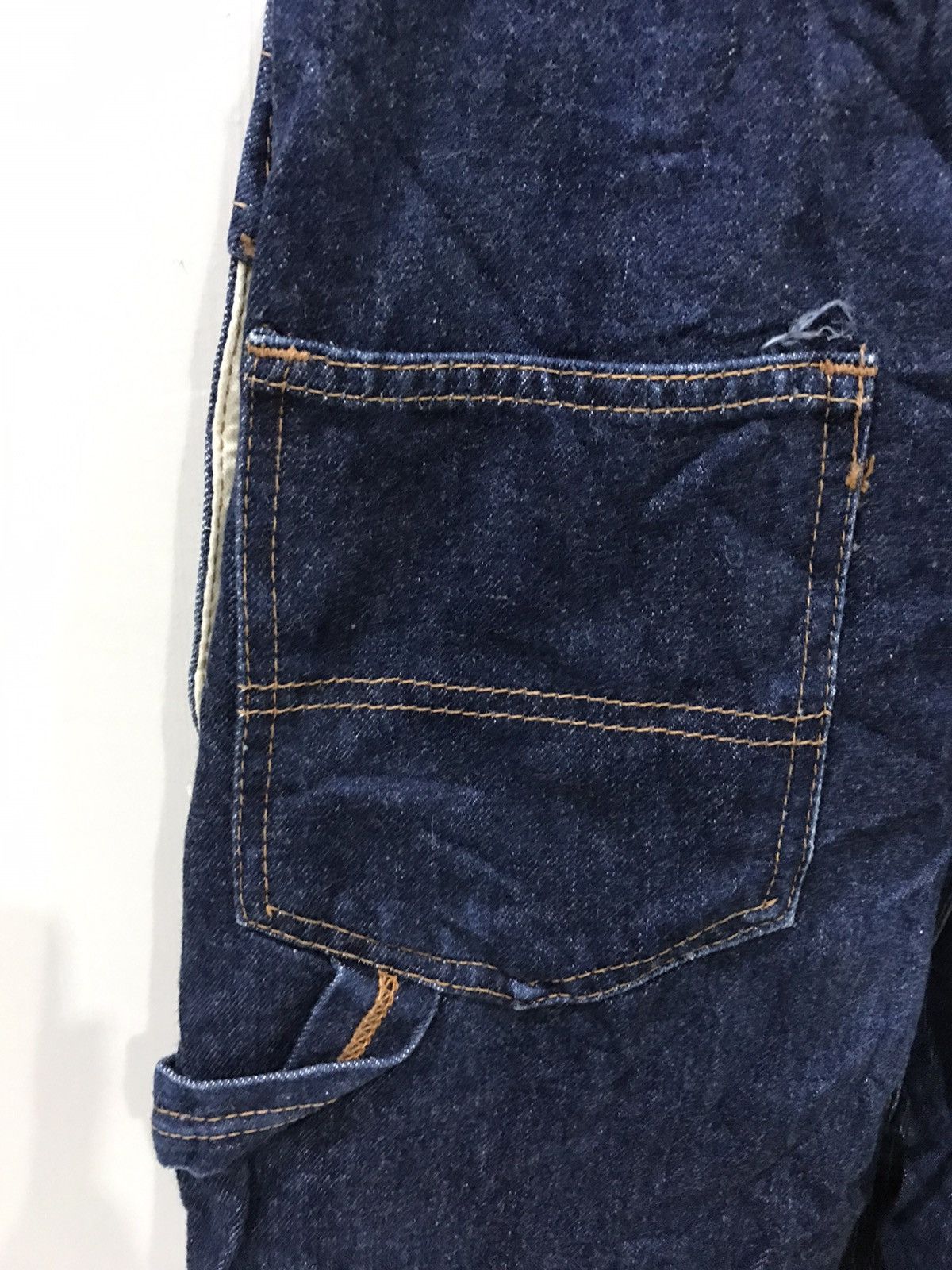 Big John For W26-27🔥Vintage BIG JOHN Japan Denim Overall Size US 29 - 9 Thumbnail