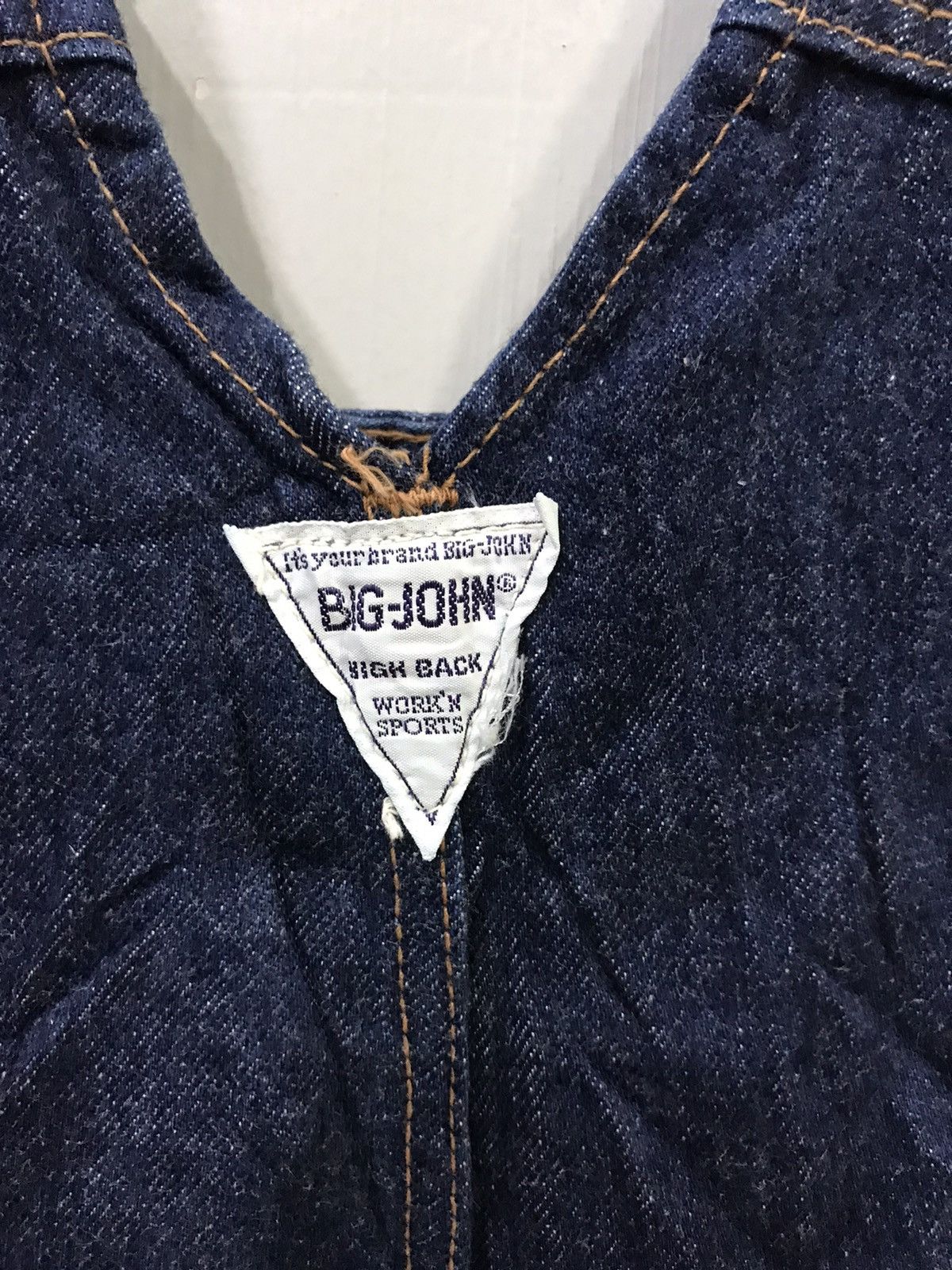 Big John For W26-27🔥Vintage BIG JOHN Japan Denim Overall Size US 29 - 10 Thumbnail