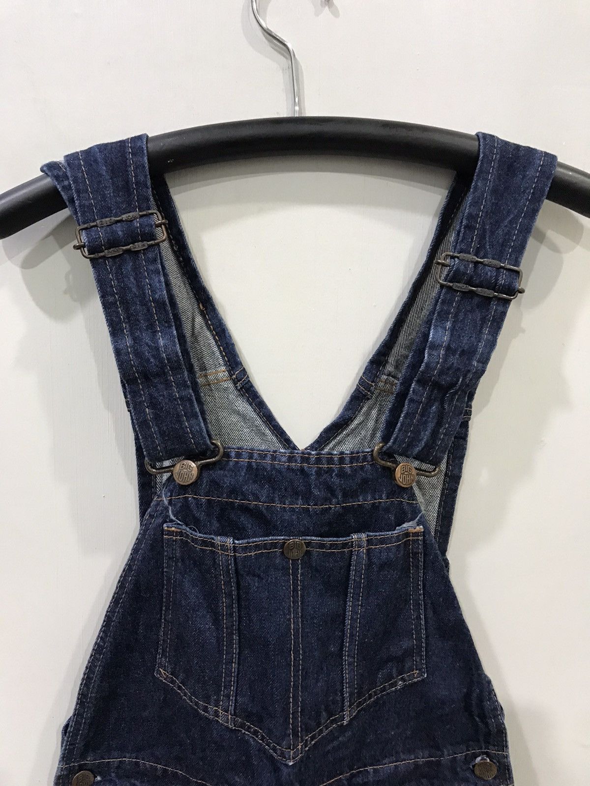 Big John For W26-27🔥Vintage BIG JOHN Japan Denim Overall Size US 29 - 2 Thumbnail