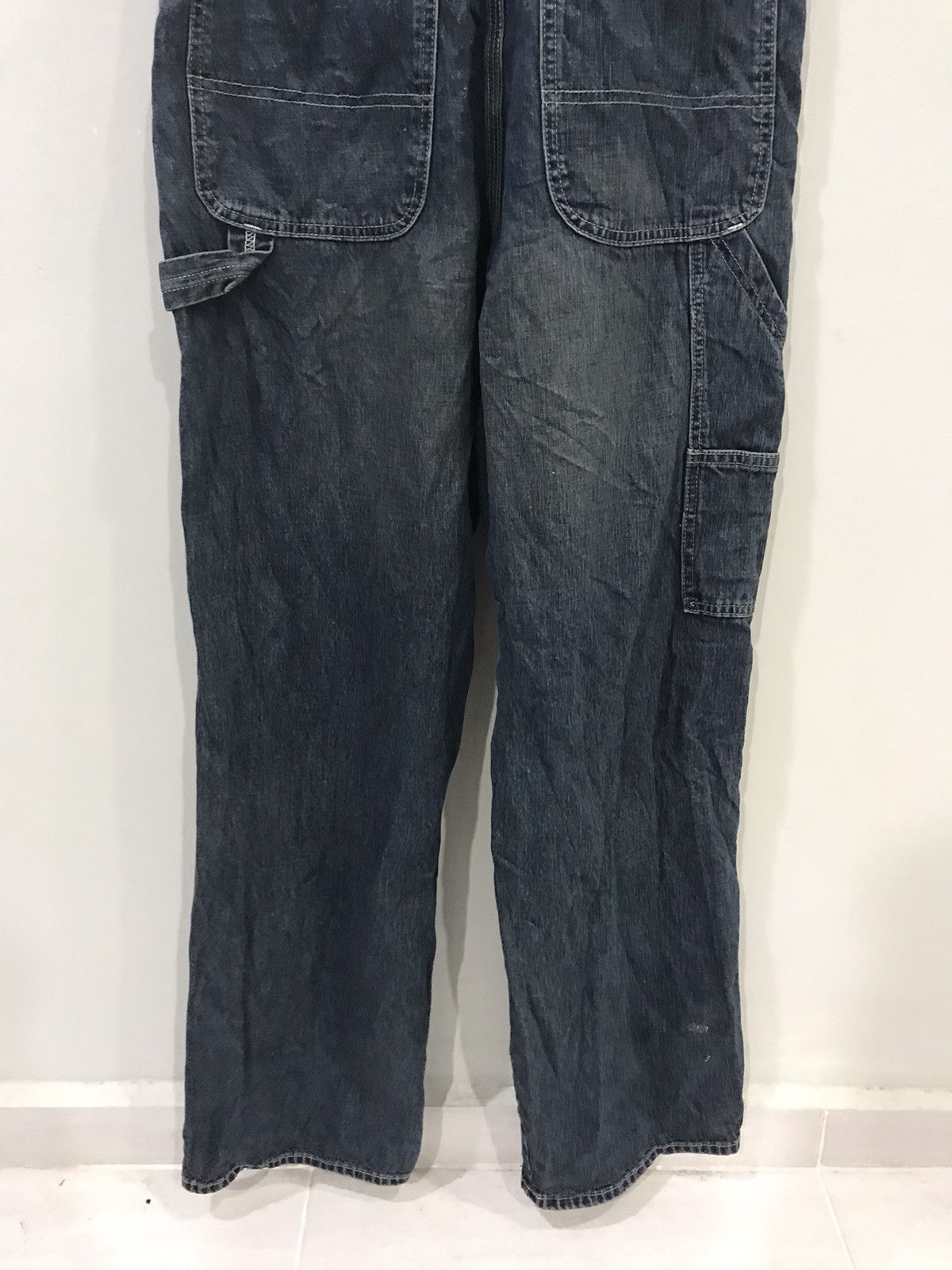 Big John For W31-29🔥BIG JOHN Japan Denim Overall Size US 33 - 10 Thumbnail
