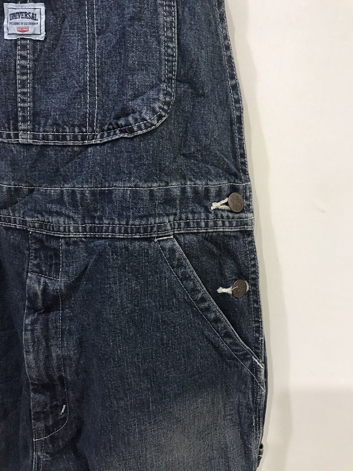 Big John For W31-29🔥BIG JOHN Japan Denim Overall Size US 33 - 3 Thumbnail