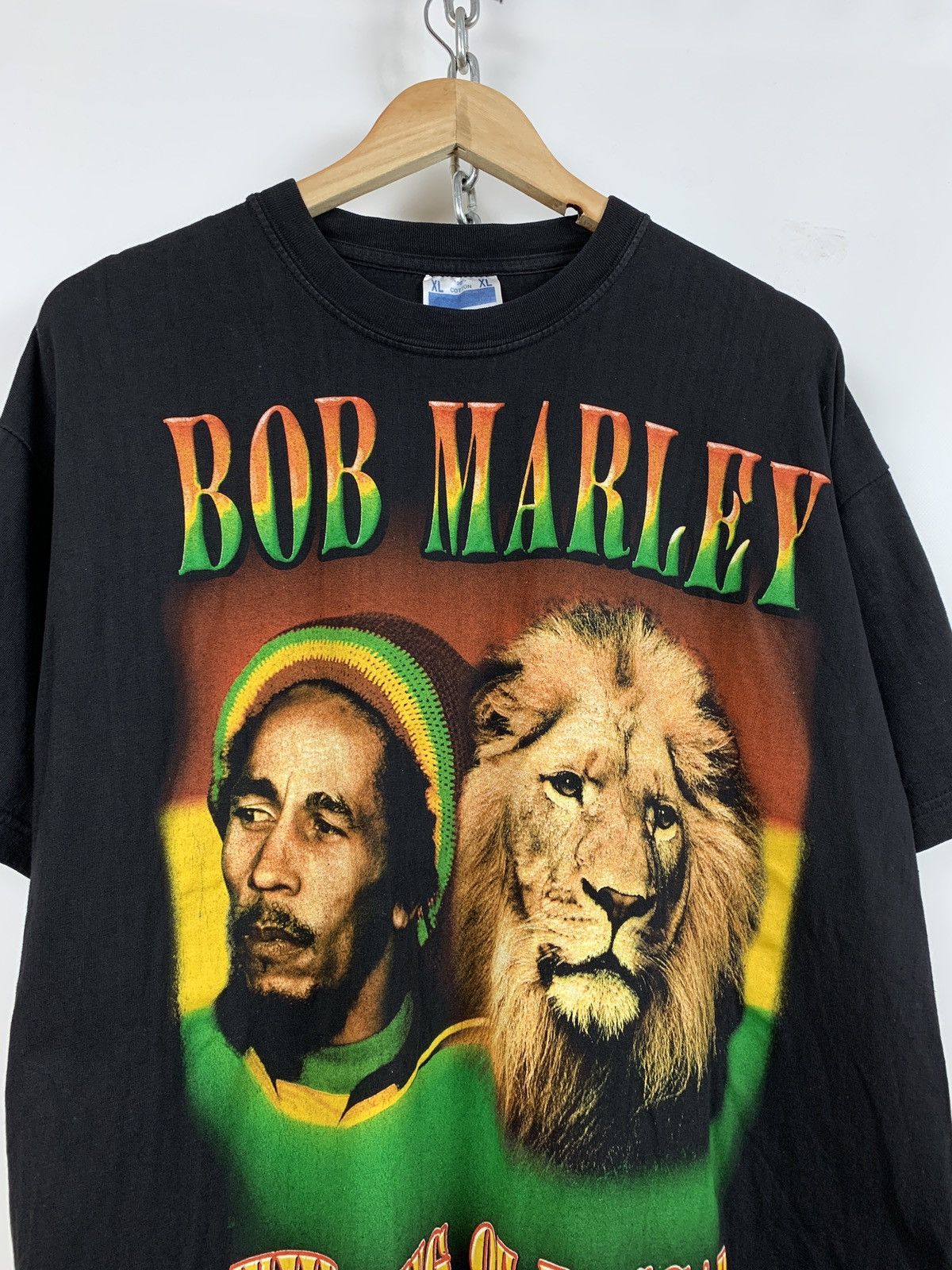Band Tees 90s Vintage Bob Marley The King Of Reggae T-Shirt Size US XL / EU 56 / 4 - 7 Thumbnail