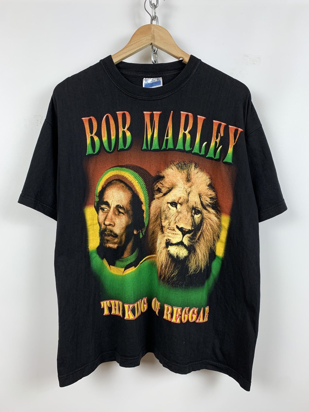 Band Tees 90s Vintage Bob Marley The King Of Reggae T-Shirt Size US XL / EU 56 / 4 - 1 Thumbnail