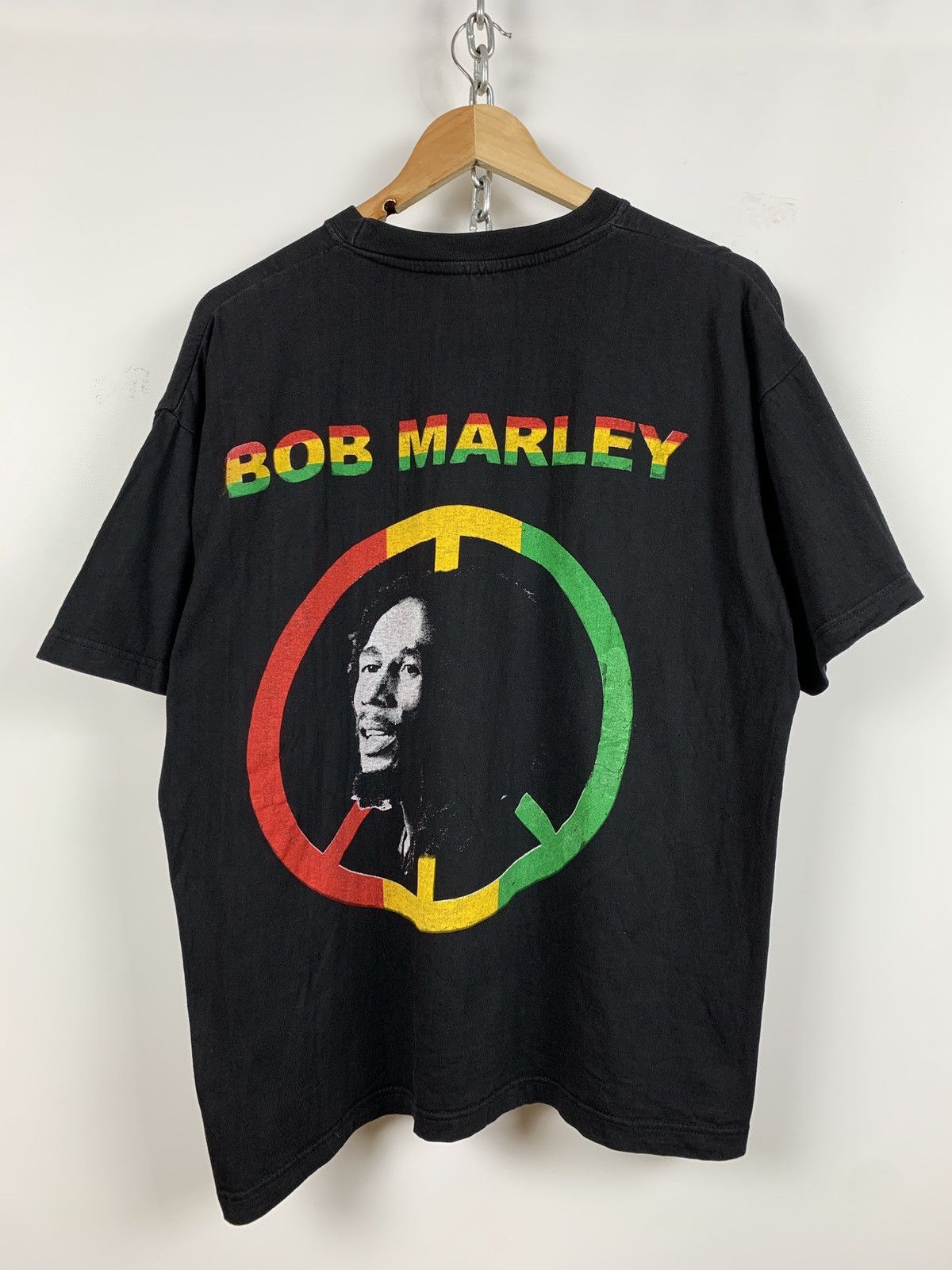 Band Tees 90s Vintage Bob Marley The King Of Reggae T-Shirt Size US XL / EU 56 / 4 - 2 Thumbnail