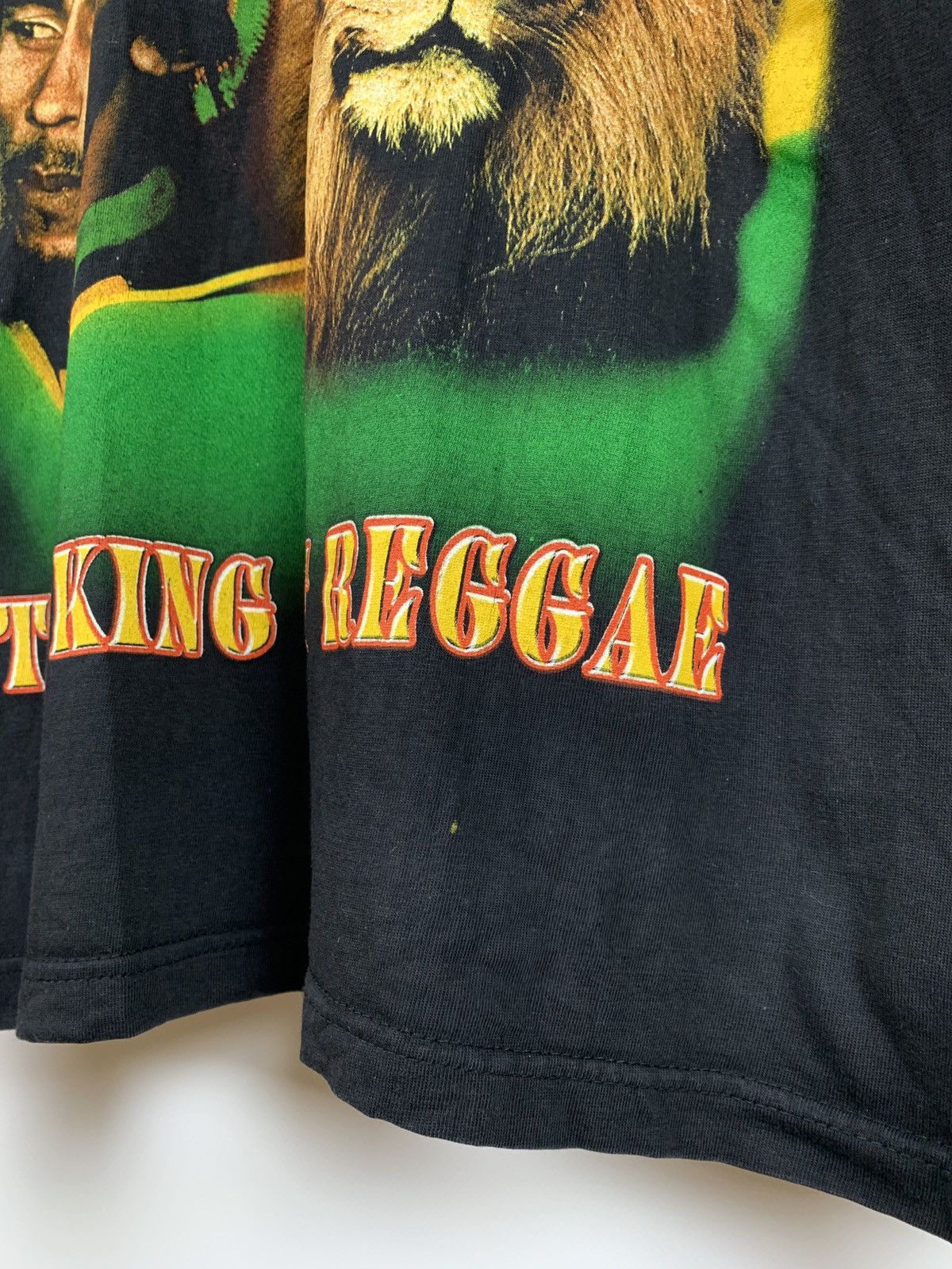 Band Tees 90s Vintage Bob Marley The King Of Reggae T-Shirt Size US XL / EU 56 / 4 - 12 Thumbnail