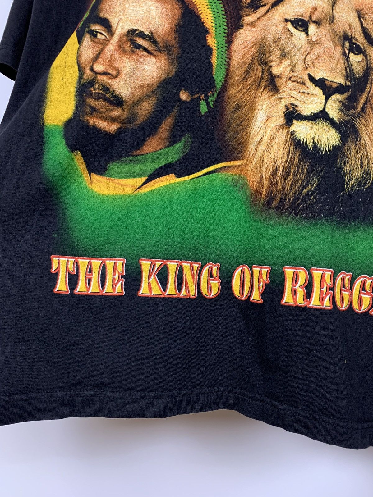 Band Tees 90s Vintage Bob Marley The King Of Reggae T-Shirt Size US XL / EU 56 / 4 - 11 Thumbnail