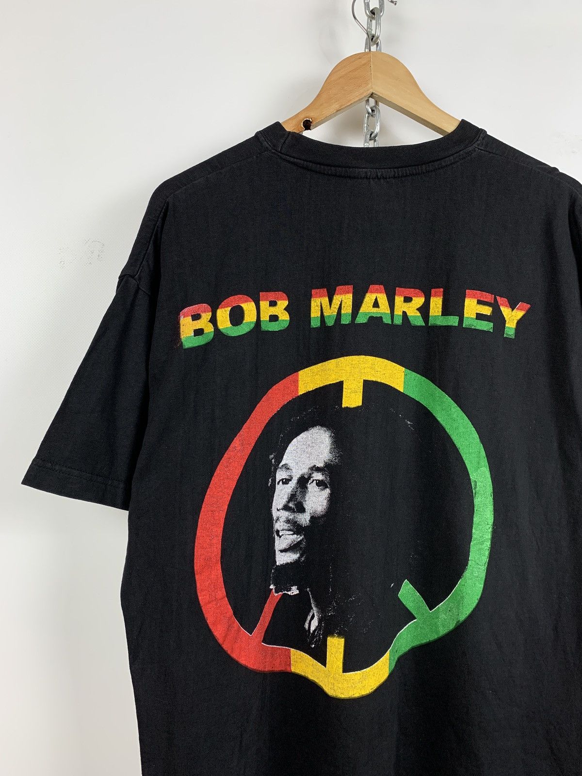 Band Tees 90s Vintage Bob Marley The King Of Reggae T-Shirt Size US XL / EU 56 / 4 - 5 Thumbnail