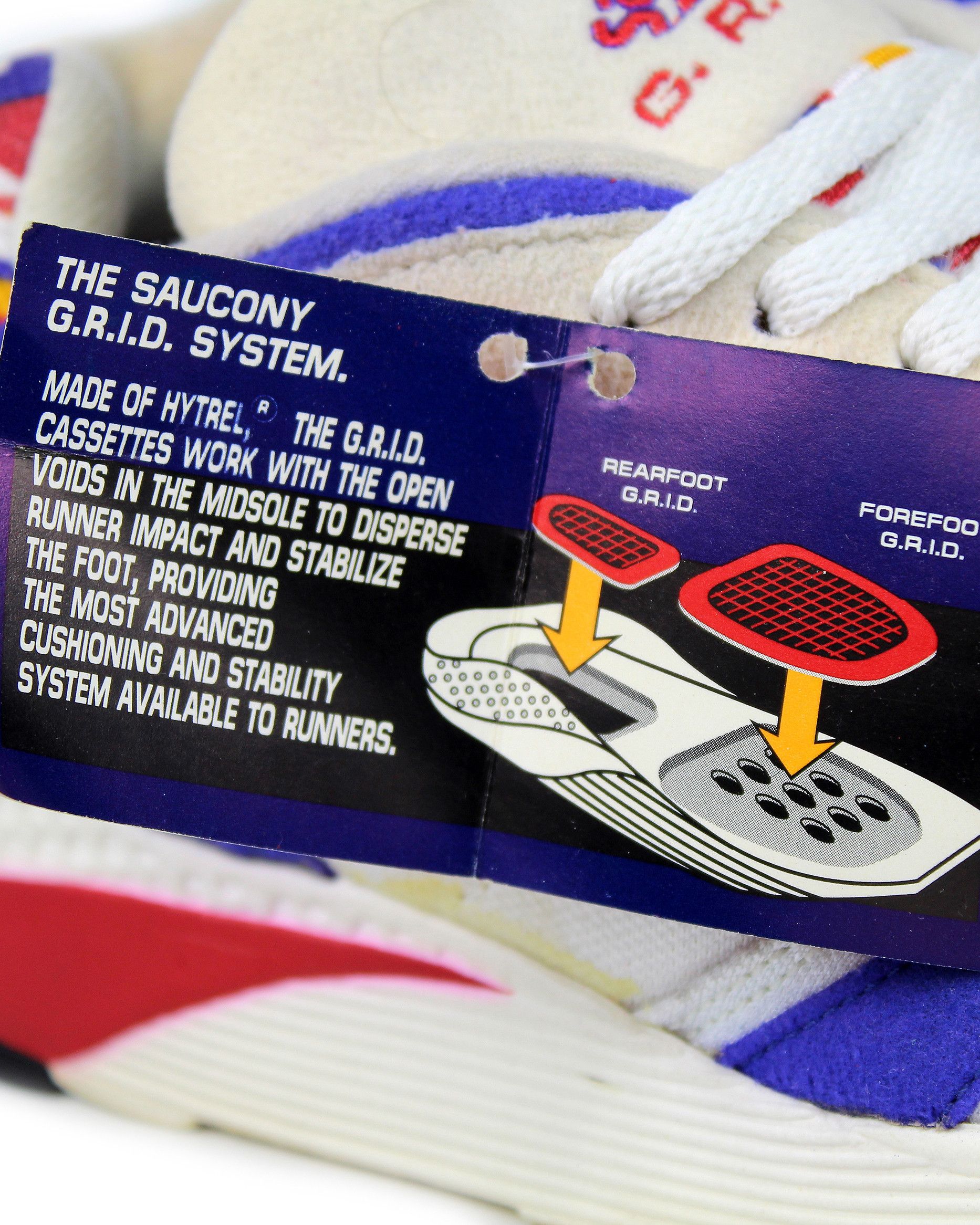 Saucony NOS 1990 90s vintage Saucony GRID R4 kicks sneakers OG Size US 7 / EU 40 - 9 Thumbnail