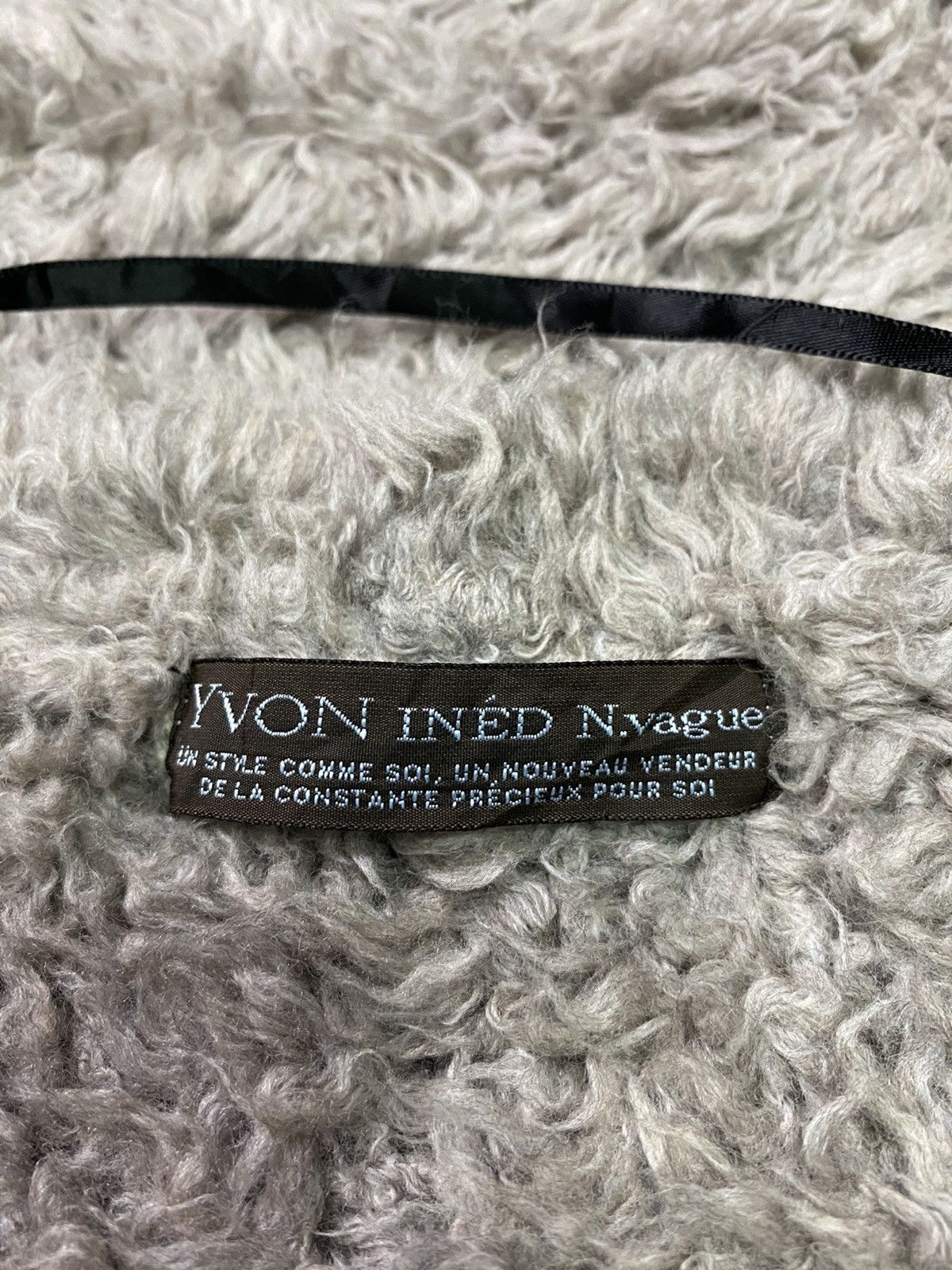 Yohji Yamamoto YVON INED N.Vague Fuzzy Fleece Capes Size US S / EU 44-46 / 1 - 11 Thumbnail