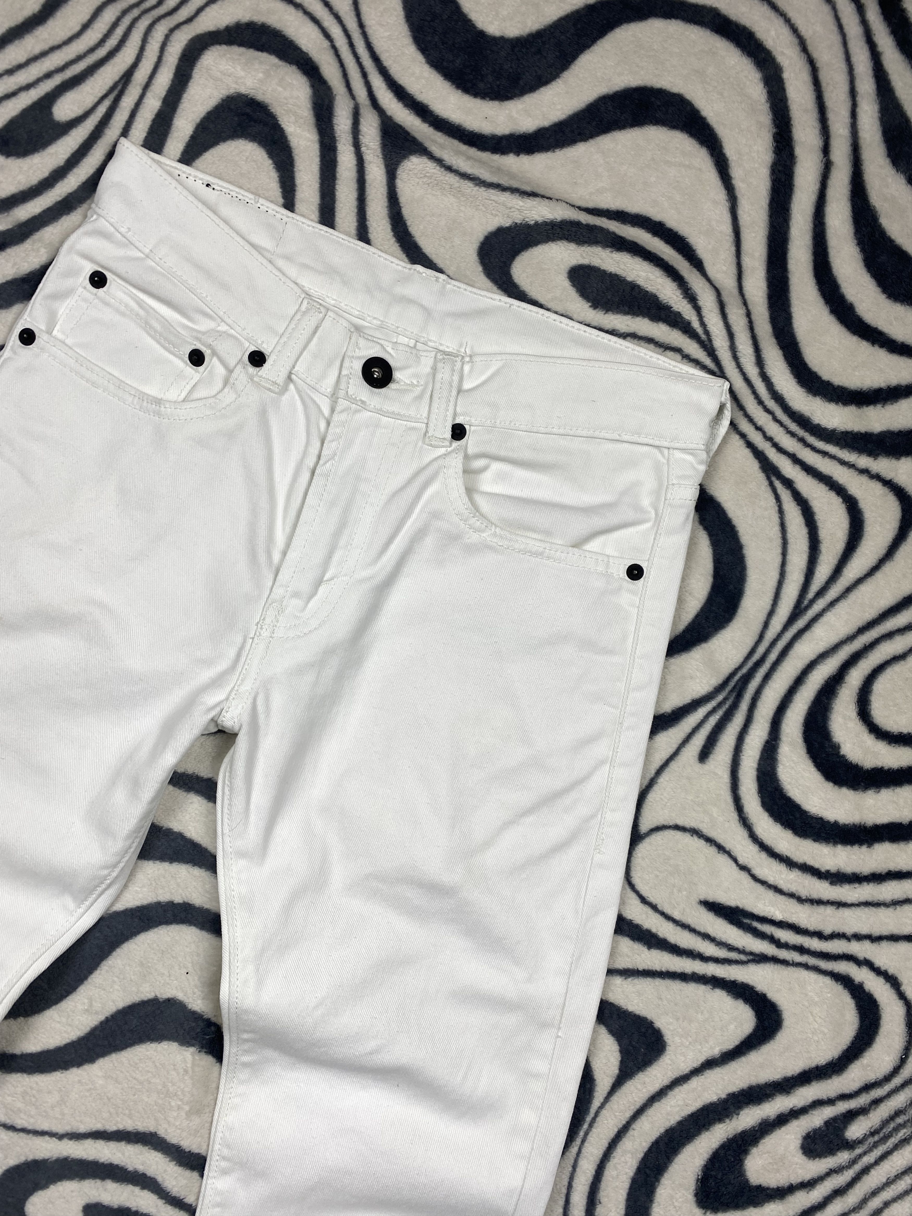 Levi's Vintage Clothing × Vintage Levis 510 Vintage WMNS White Denim Pants Jeans Size 36" / US 14 / IT 50 - 4 Thumbnail