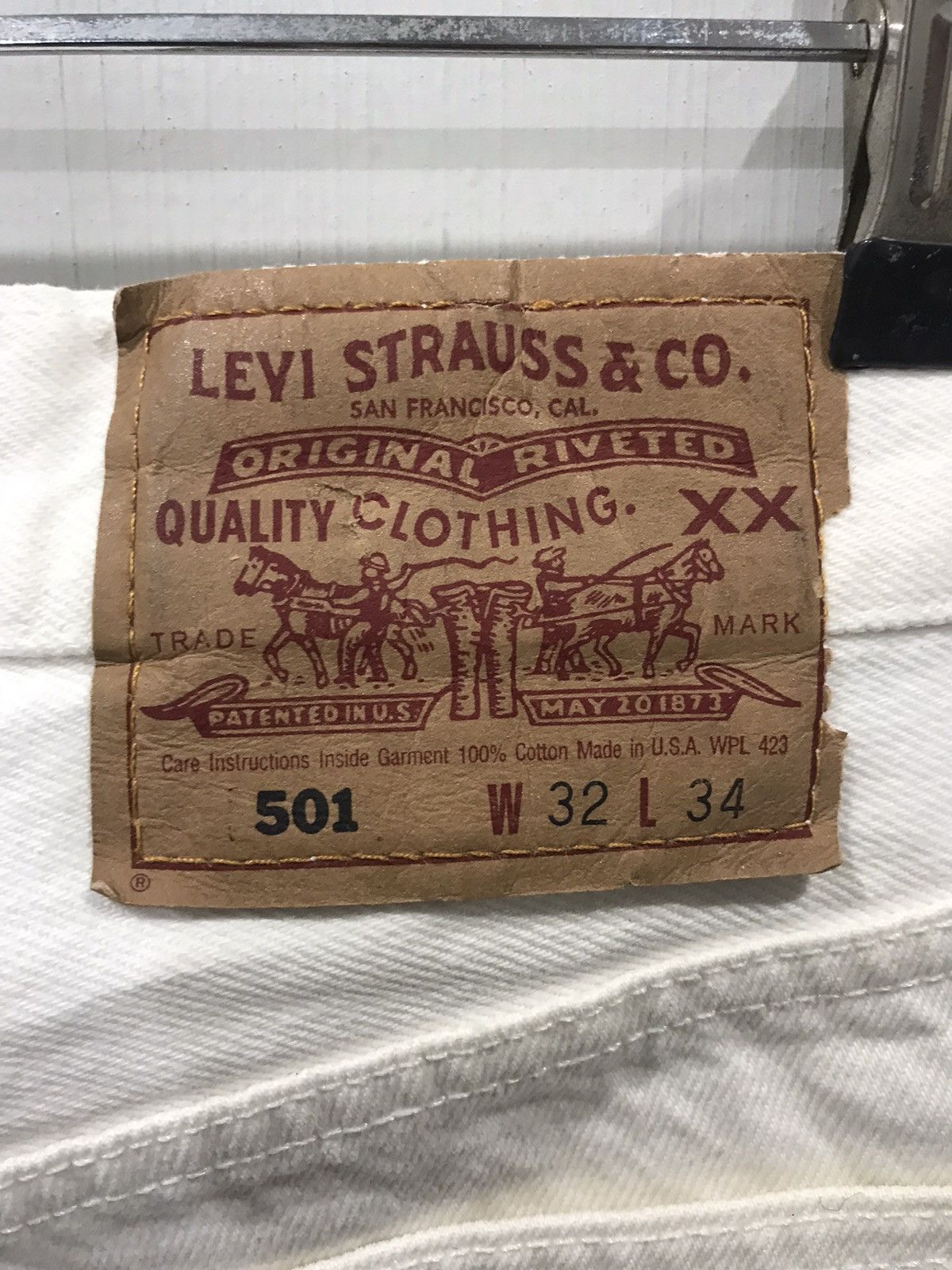 Levi's × Vintage Vintage 90s Levis 501 552 Button Jeans Size US 31 - 8 Thumbnail