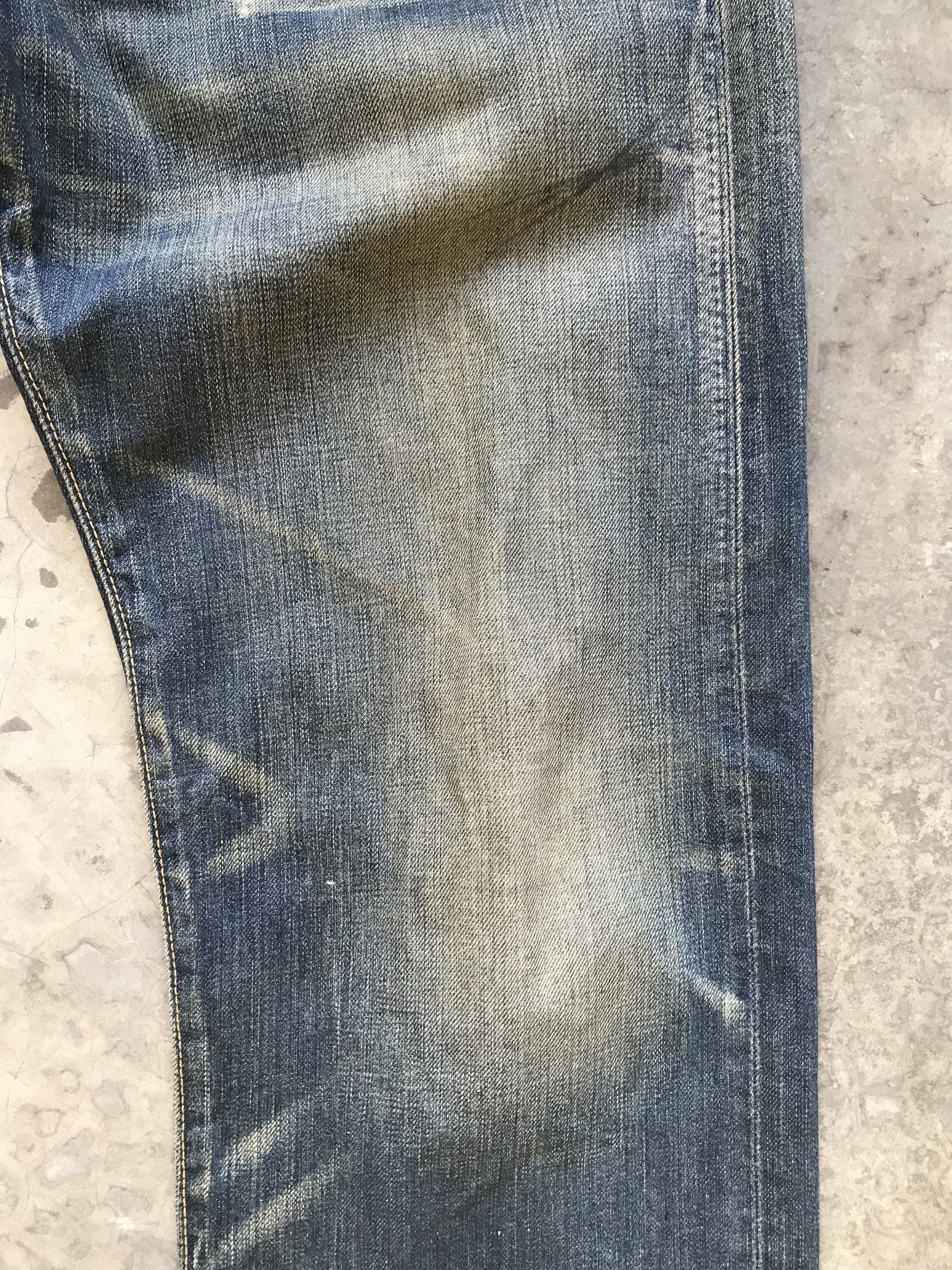 Levi's Levis 501 Dark Blue Faded Denim Size US 32 / EU 48 - 4 Thumbnail