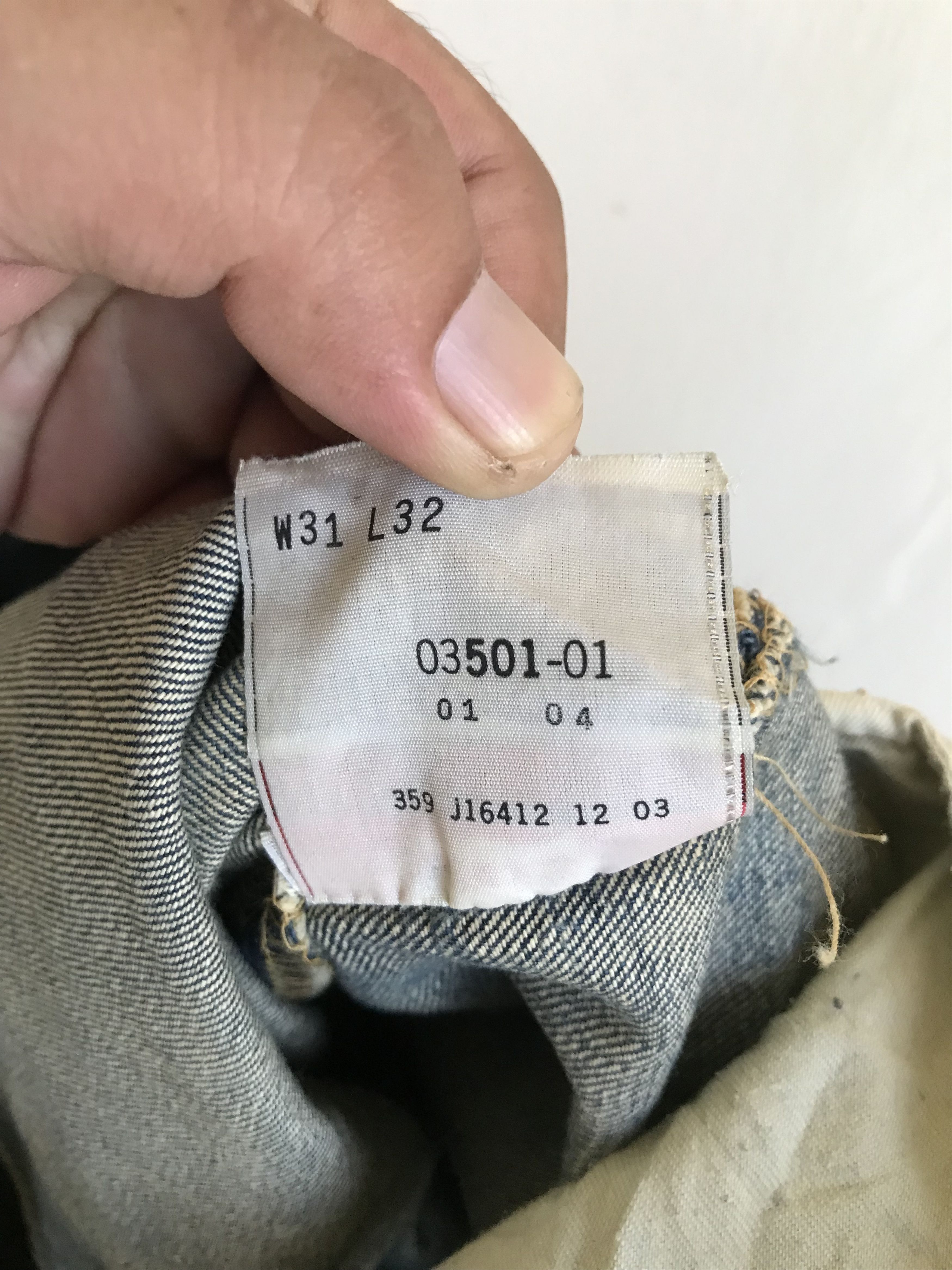 Levi's Levis 501 Dark Blue Faded Denim Size US 32 / EU 48 - 14 Thumbnail