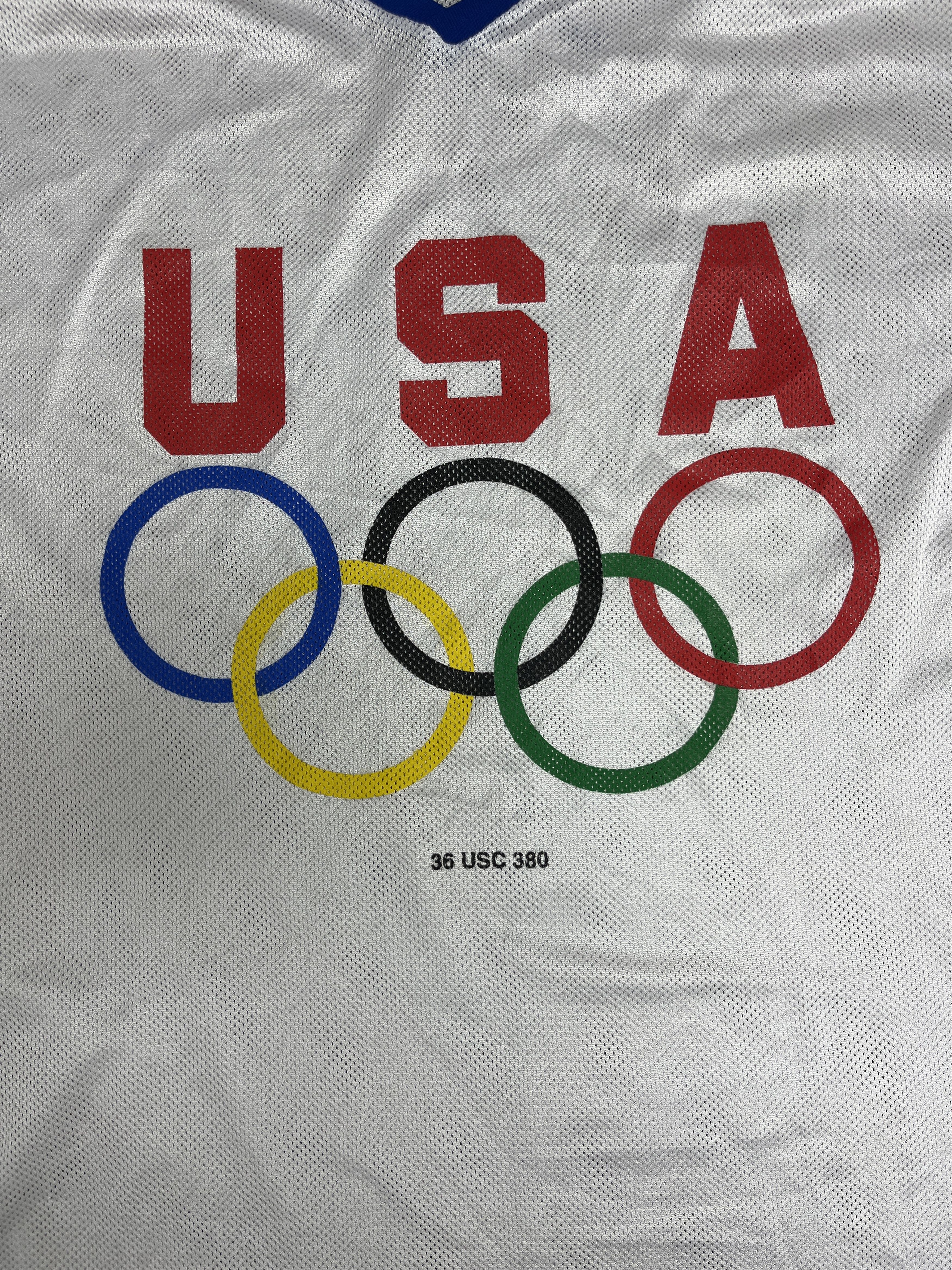 Vintage United States Olympics Graphic Vintage Hockey Jersey Size US XL / EU 56 / 4 - 2 Thumbnail