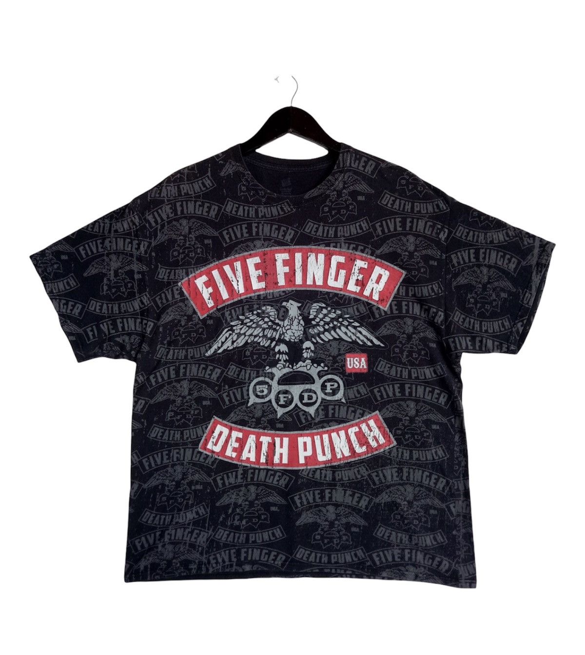 Band Tees 5FDP Five Finger Death Punch heavy metal band OVP shirt Size US XL / EU 56 / 4 - 1 Thumbnail