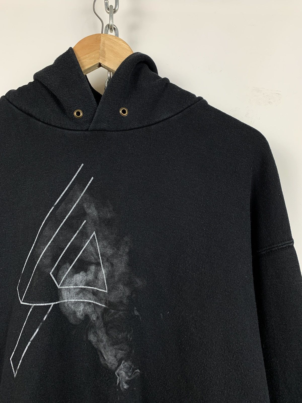 Band Tees 2014 Vintage Linkin Park Faded Black Hoodie Size US XL / EU 56 / 4 - 7 Thumbnail