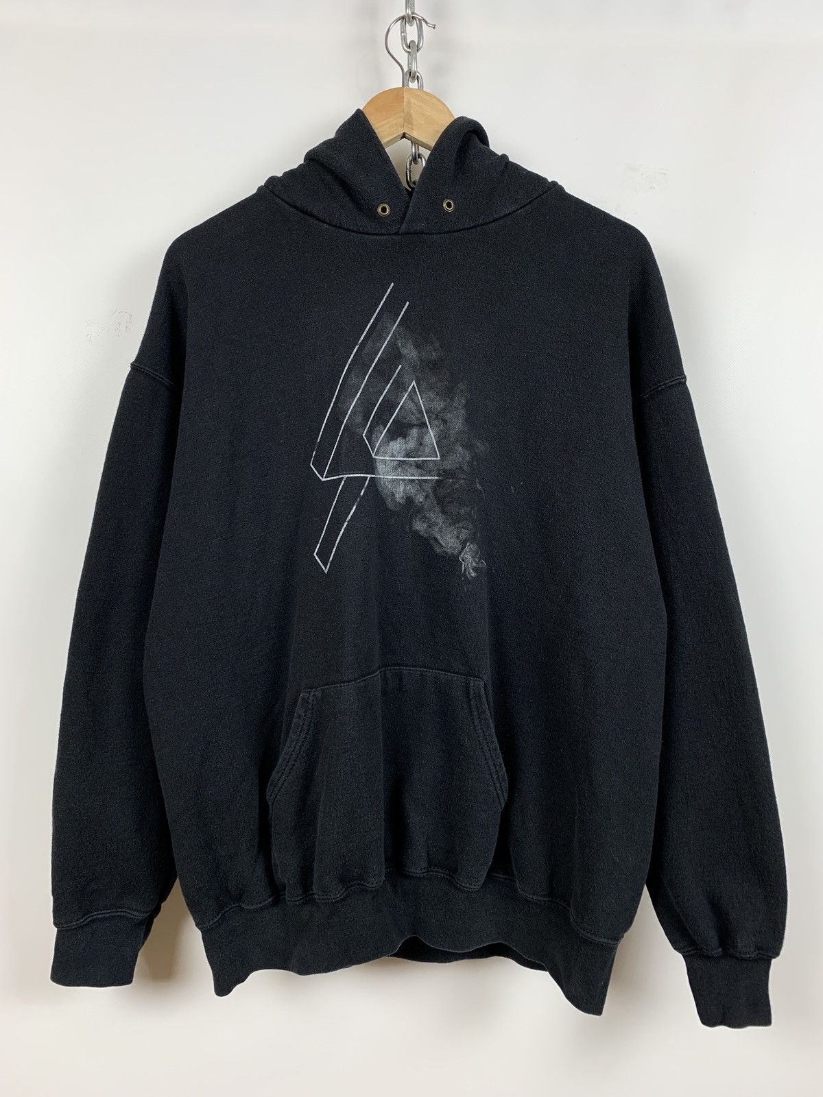 Band Tees 2014 Vintage Linkin Park Faded Black Hoodie Size US XL / EU 56 / 4 - 2 Thumbnail