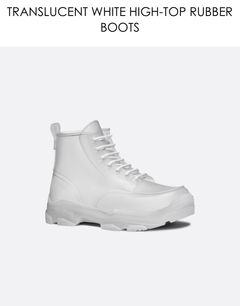 Dior cheap clear boots