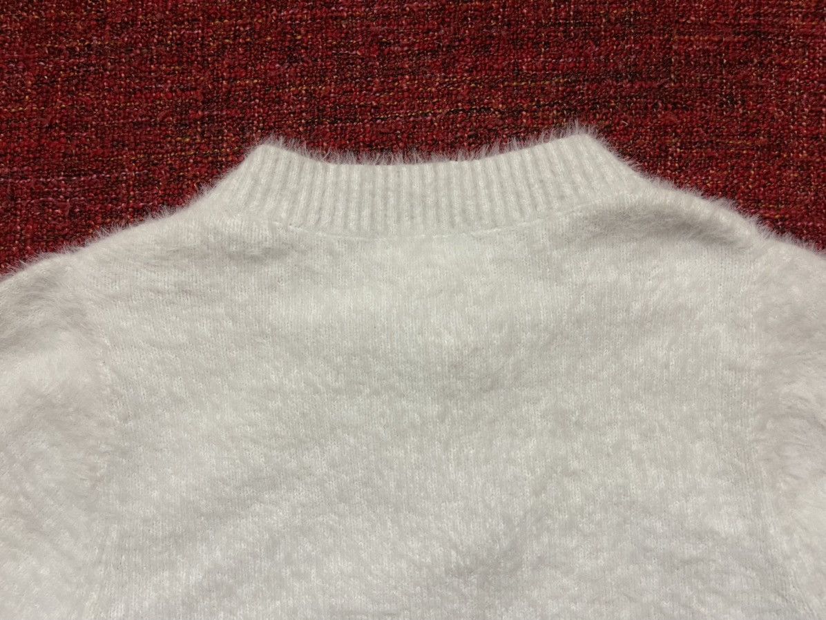 FUZZI Avant garde Cropped Japanese fuzzy mohair style cardigan Size XS / US 0-2 / IT 36-38 - 6 Thumbnail